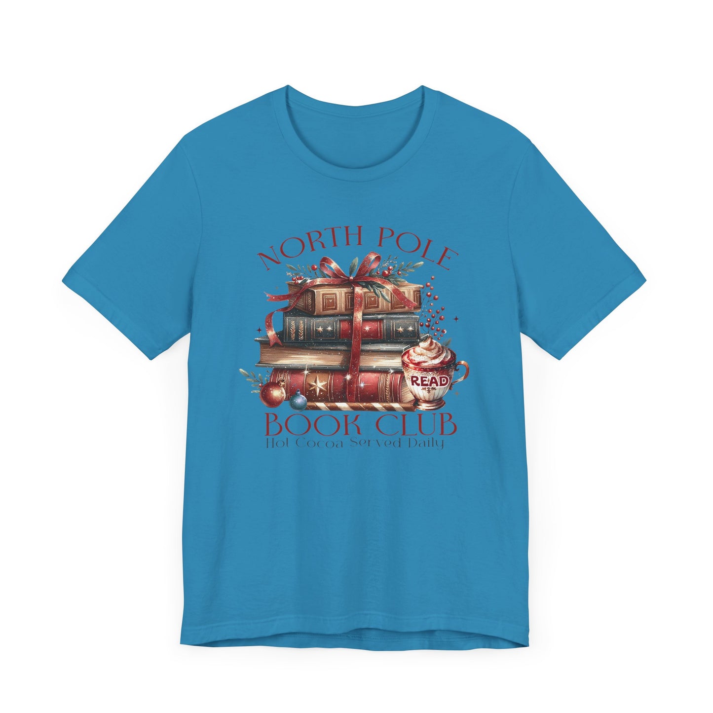 North Pole Book Club Unisex Jersey T-shirt - sizes S - 3X