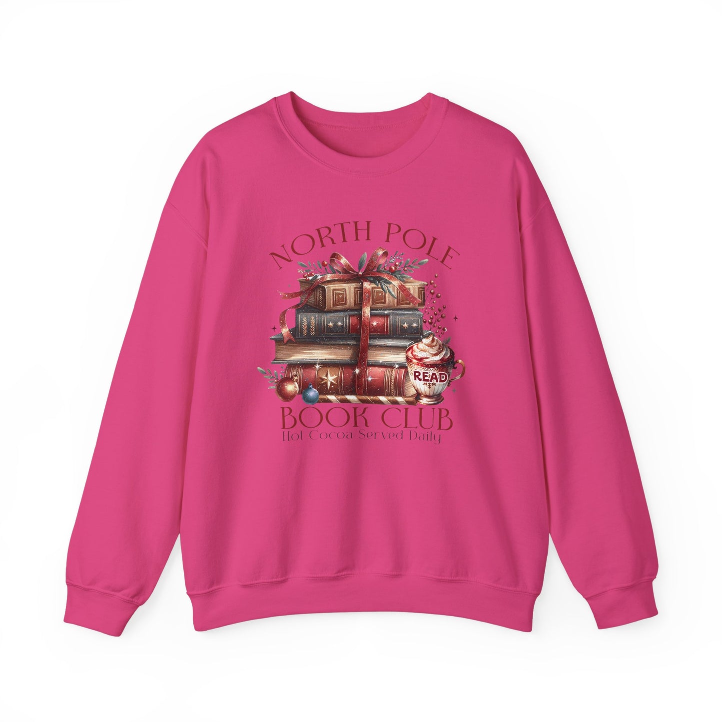 North Pole Book Club Unisex Heavy Blend™ Crewneck Sweatshirt - sizes S - 3X