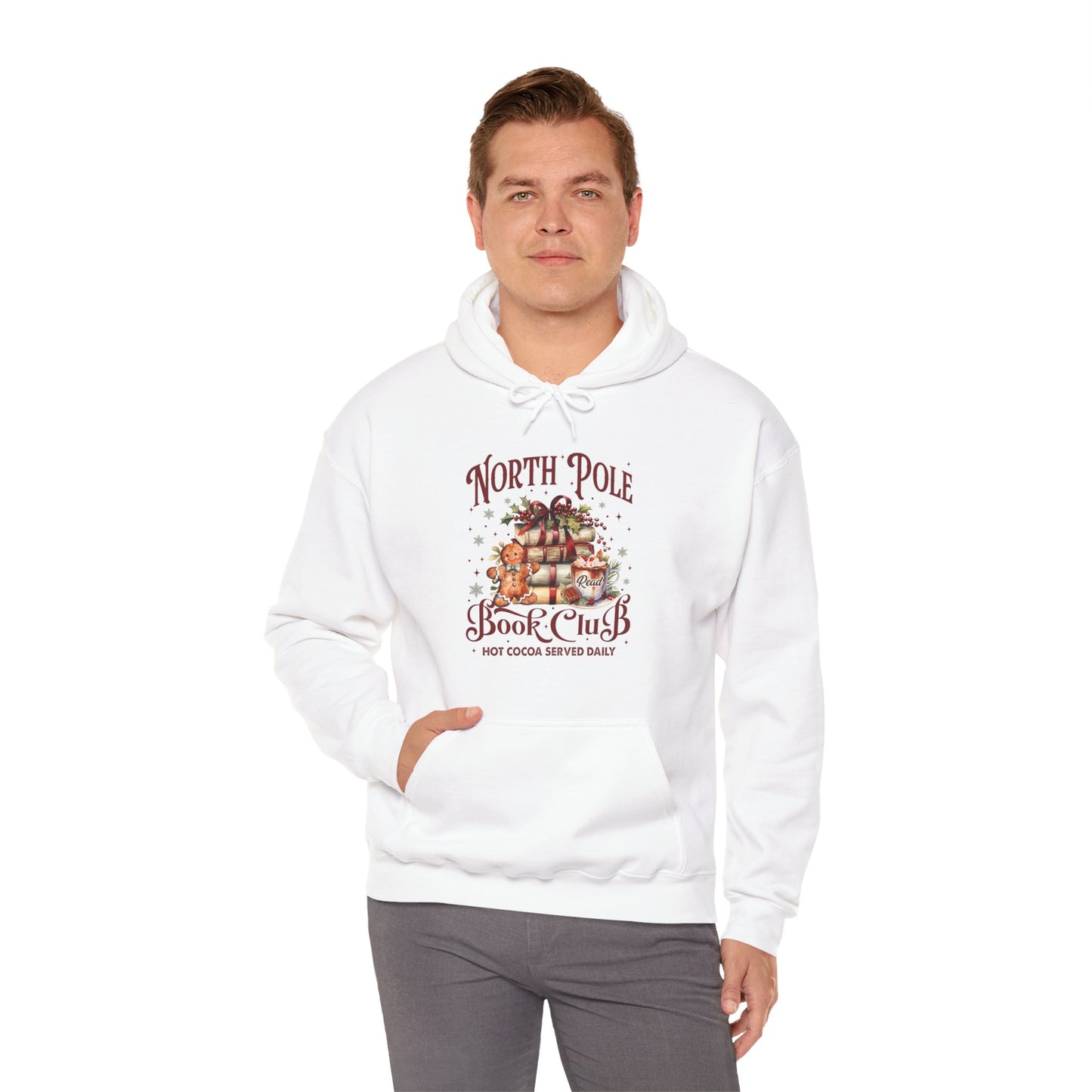 North Pole Book Club Unisex Heavy Blend™ Hooded Sweatshirt -sizes S - 3X