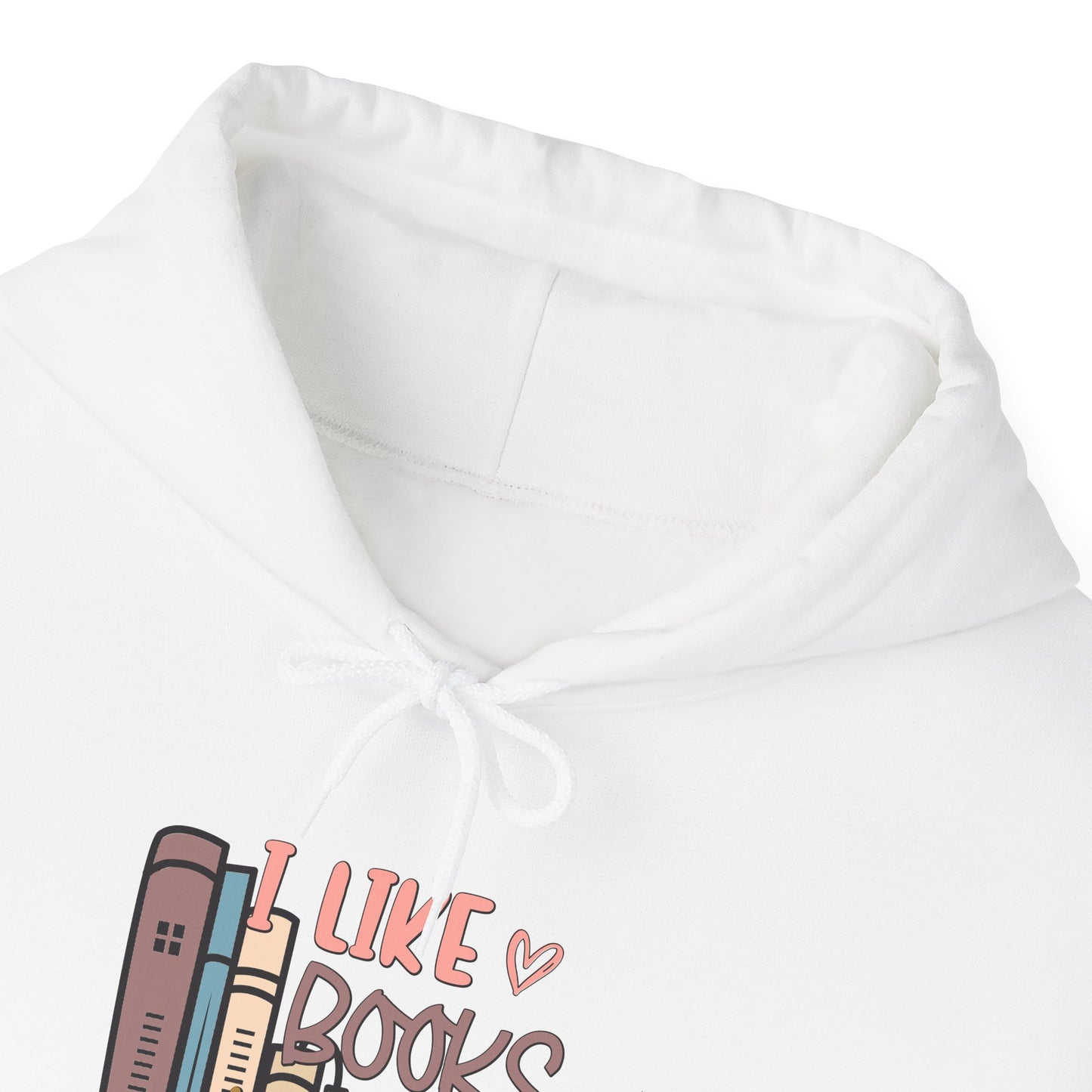 I like books more than people Unisex Heavy Blend™ Hooded Sweatshirt - sizes S - 5X