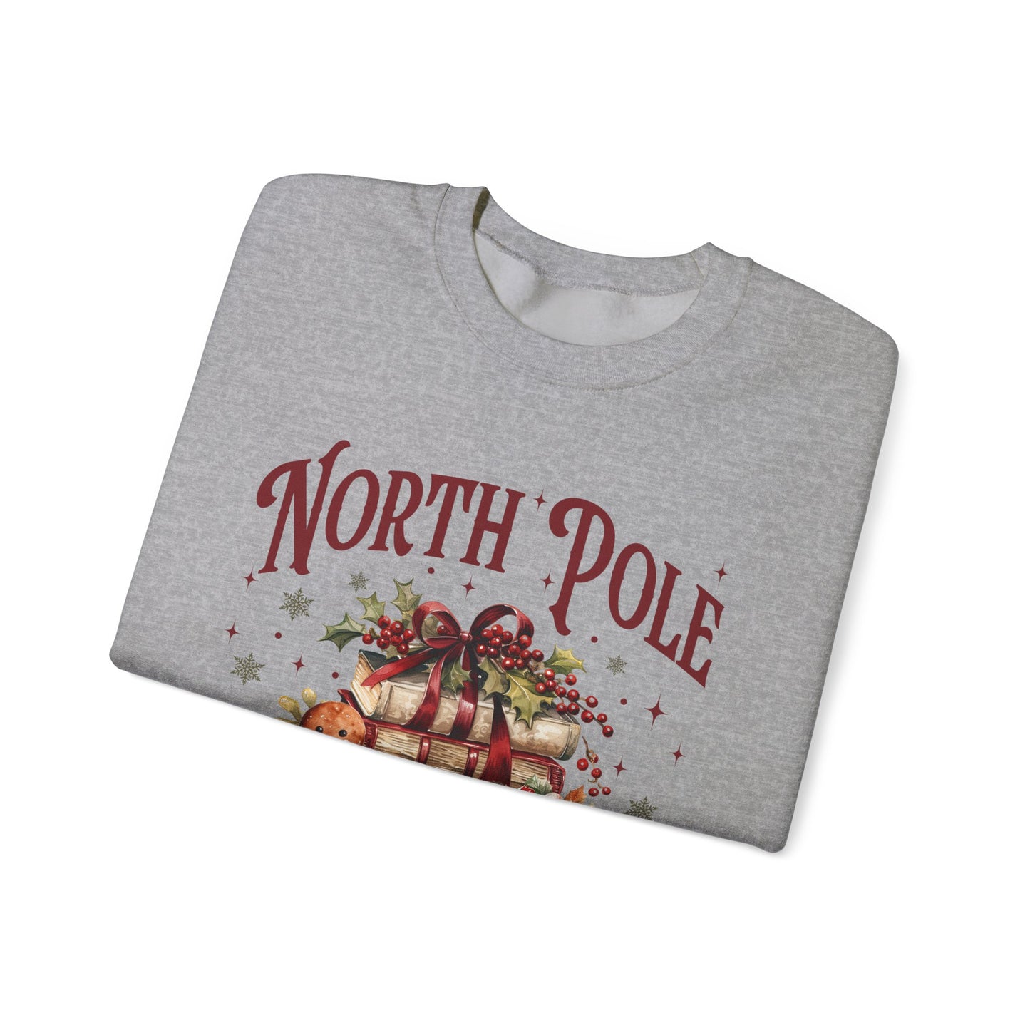 North Pole Book Club Unisex Heavy Blend™ Crewneck Sweatshirt - size S - 5X