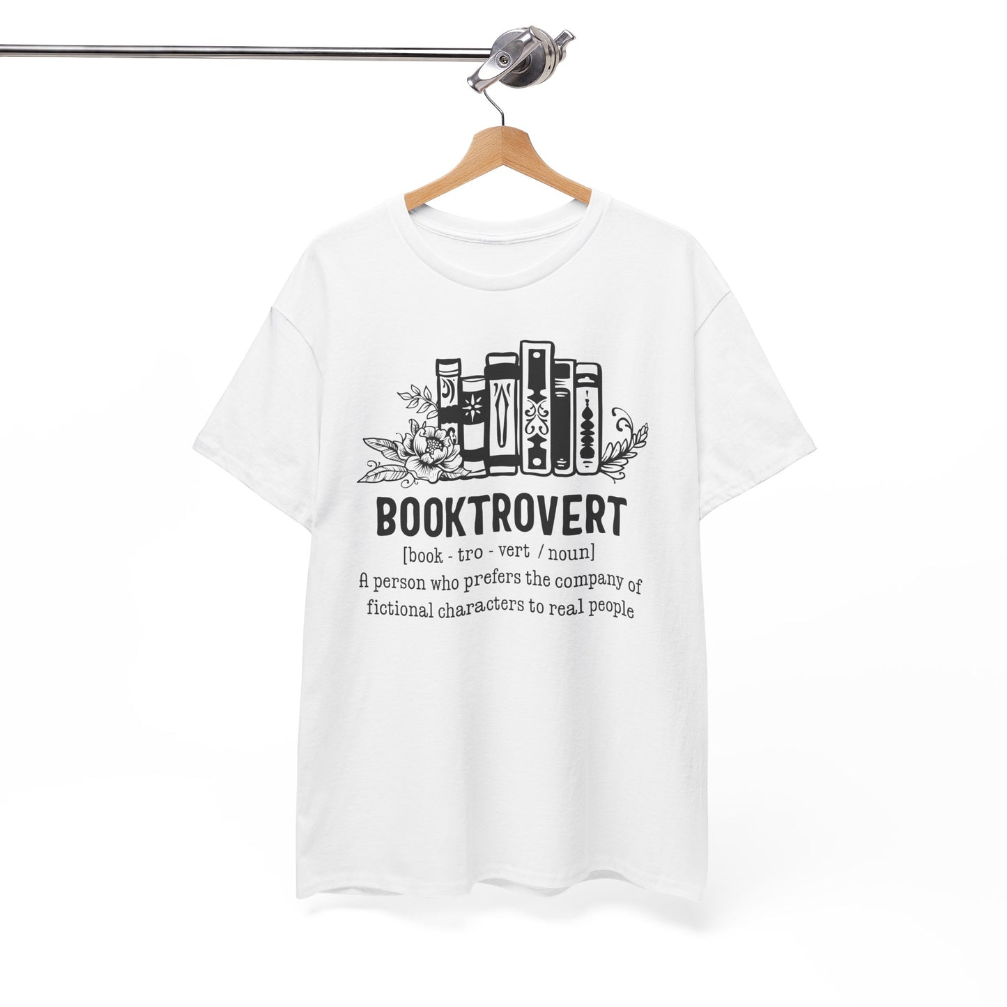 Booktrovert Definition Unisex Heavy Cotton Tee