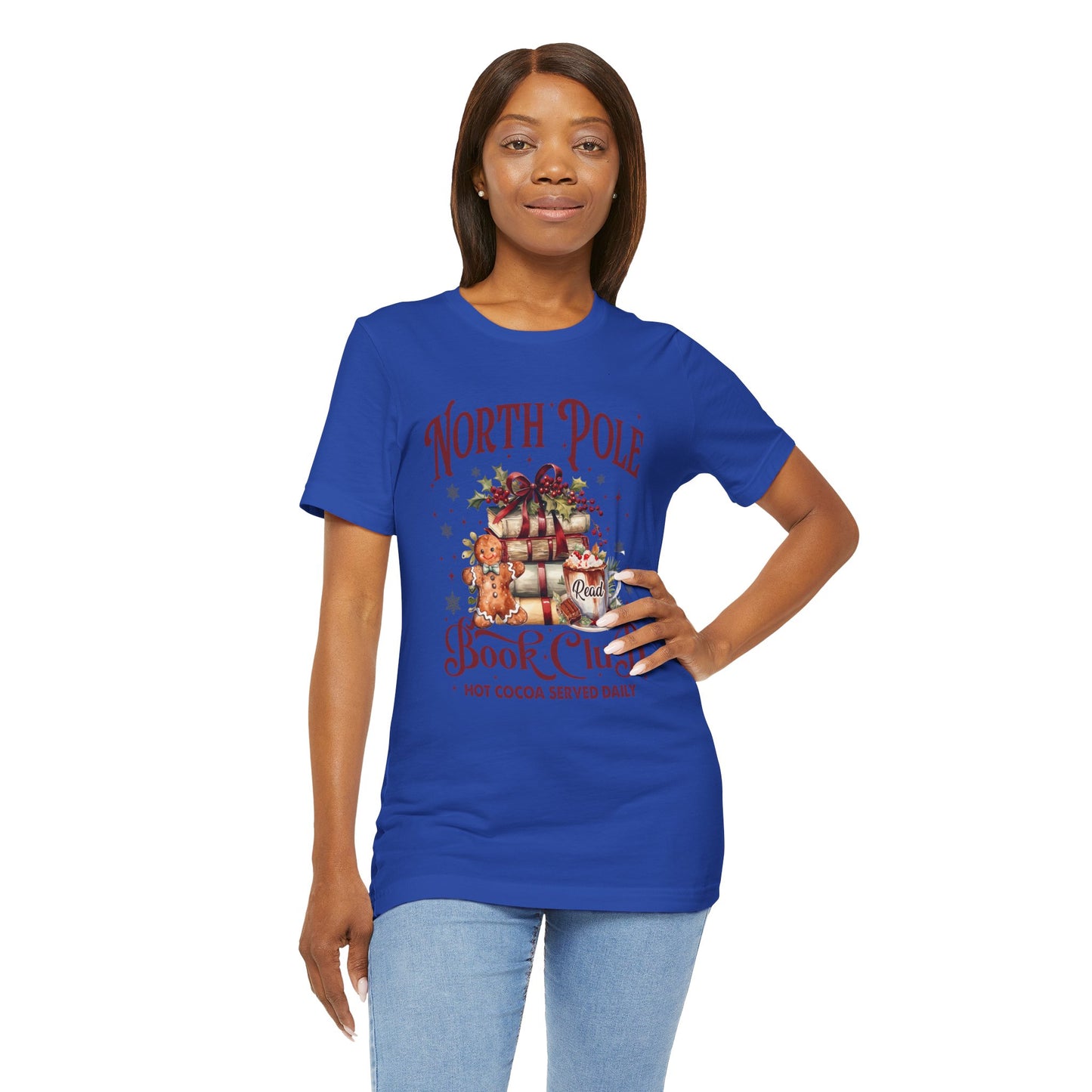 North Pole Book Club Unisex Jersey Short Sleeve Tee - sizes S - 3X