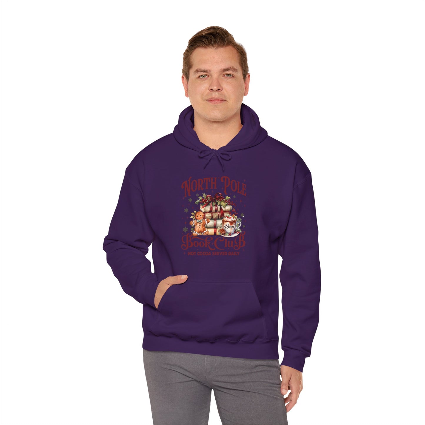 North Pole Book Club Unisex Heavy Blend™ Hooded Sweatshirt -sizes S - 3X