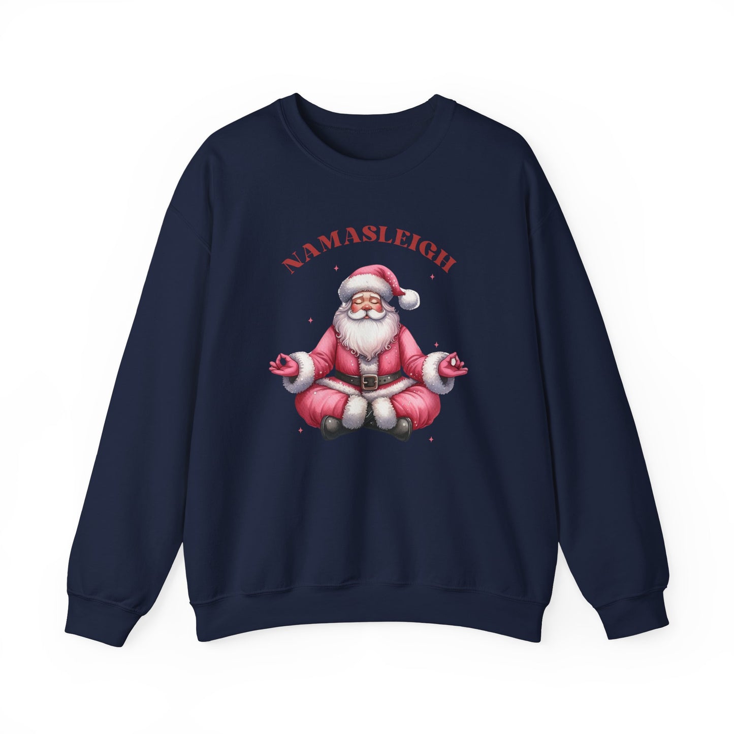 Namasleigh Santa Unisex Heavy Blend Crewneck Sweatshirt - Sizes S - 5X