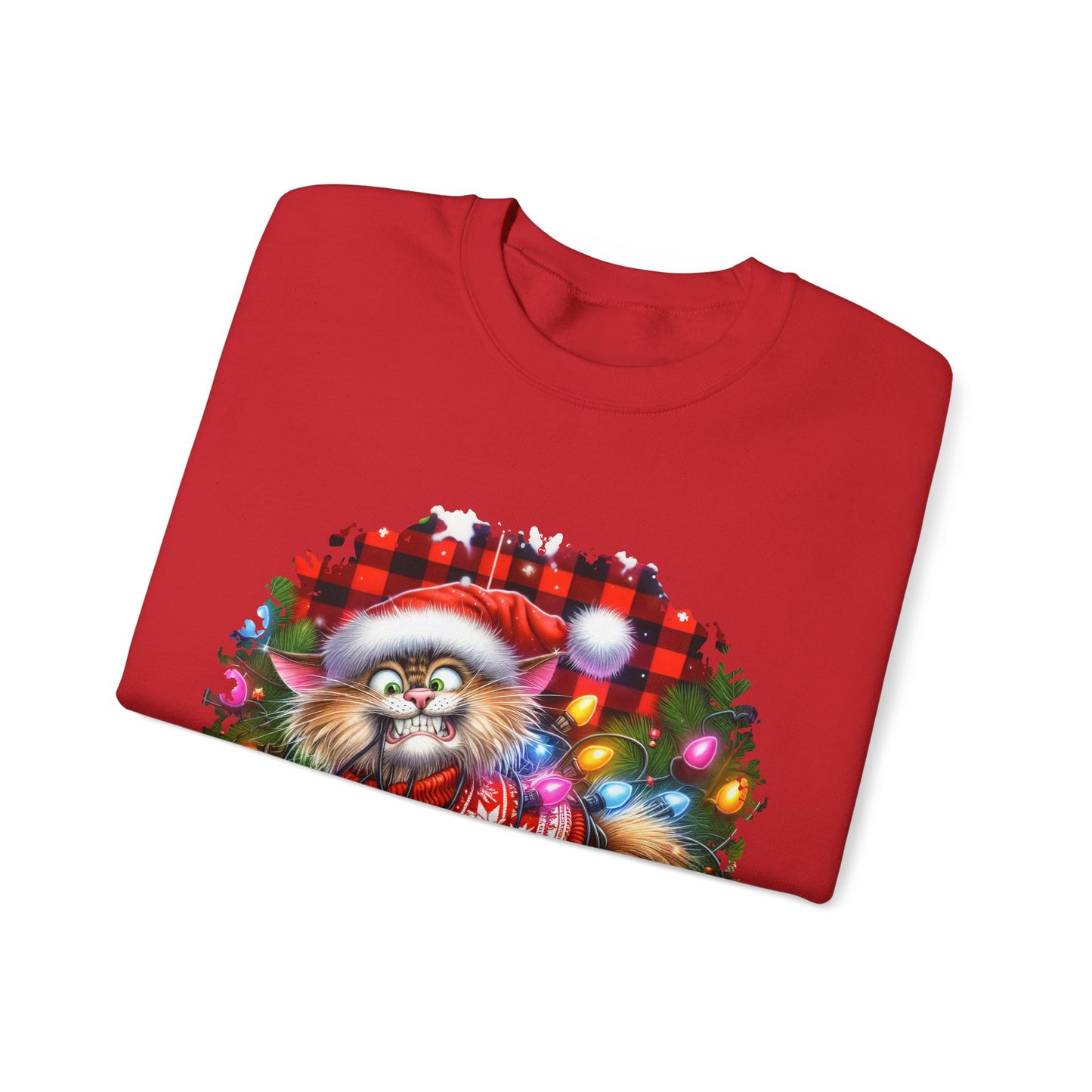 Christmas Cat Unisex Sweatshirt