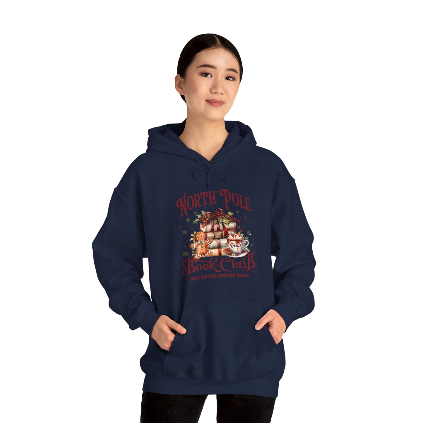 North Pole Book Club Unisex Heavy Blend™ Hooded Sweatshirt -sizes S - 3X