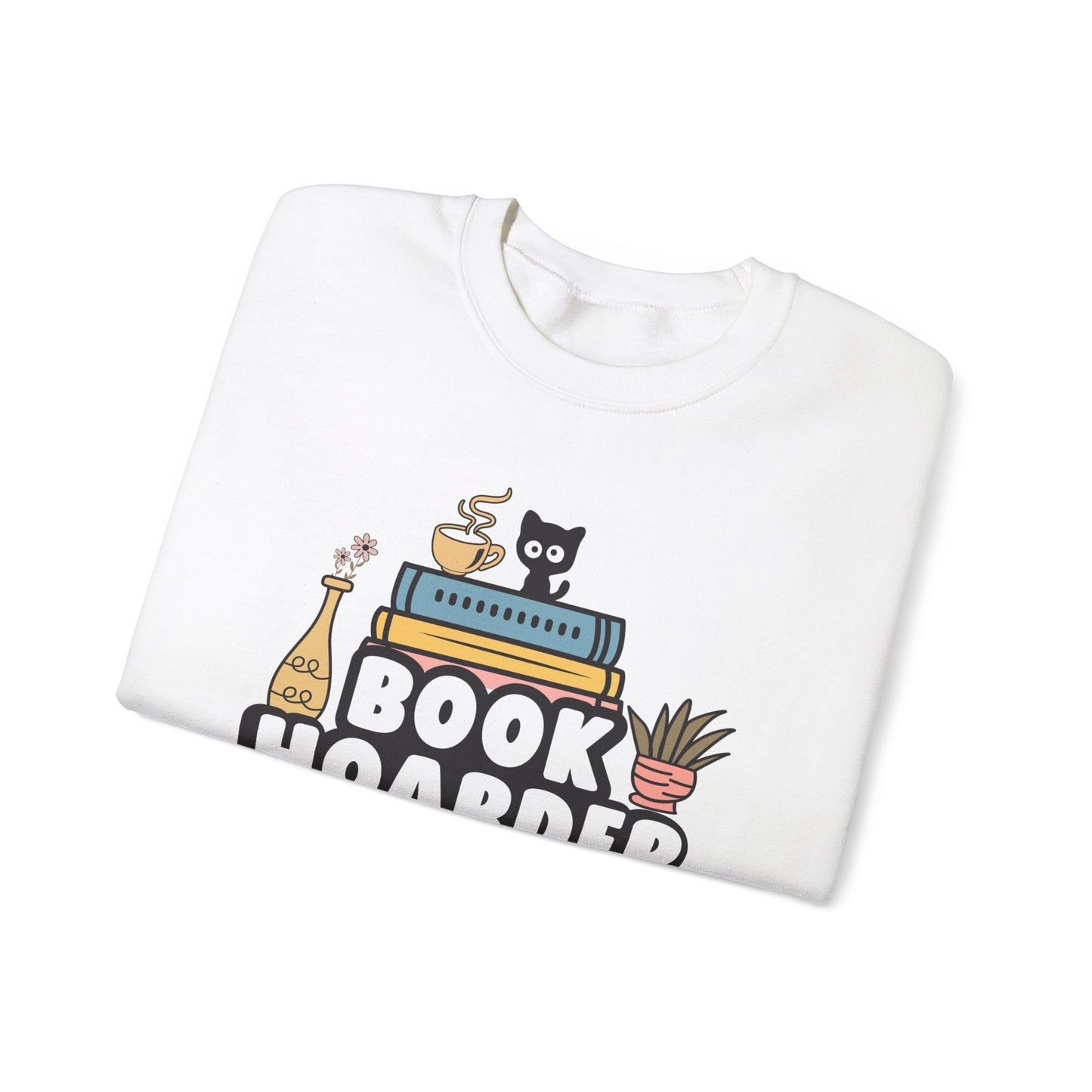 Book Hoarder Unisex Heavy Blend Sweatshirt - size S - 3X