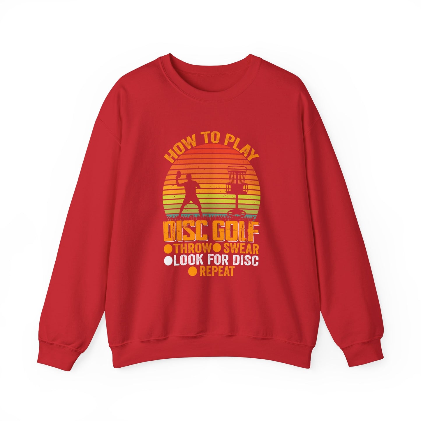 How to Disc Golf Unisex Heavy Blend™ Crewneck Sweatshirt - size S - 5X