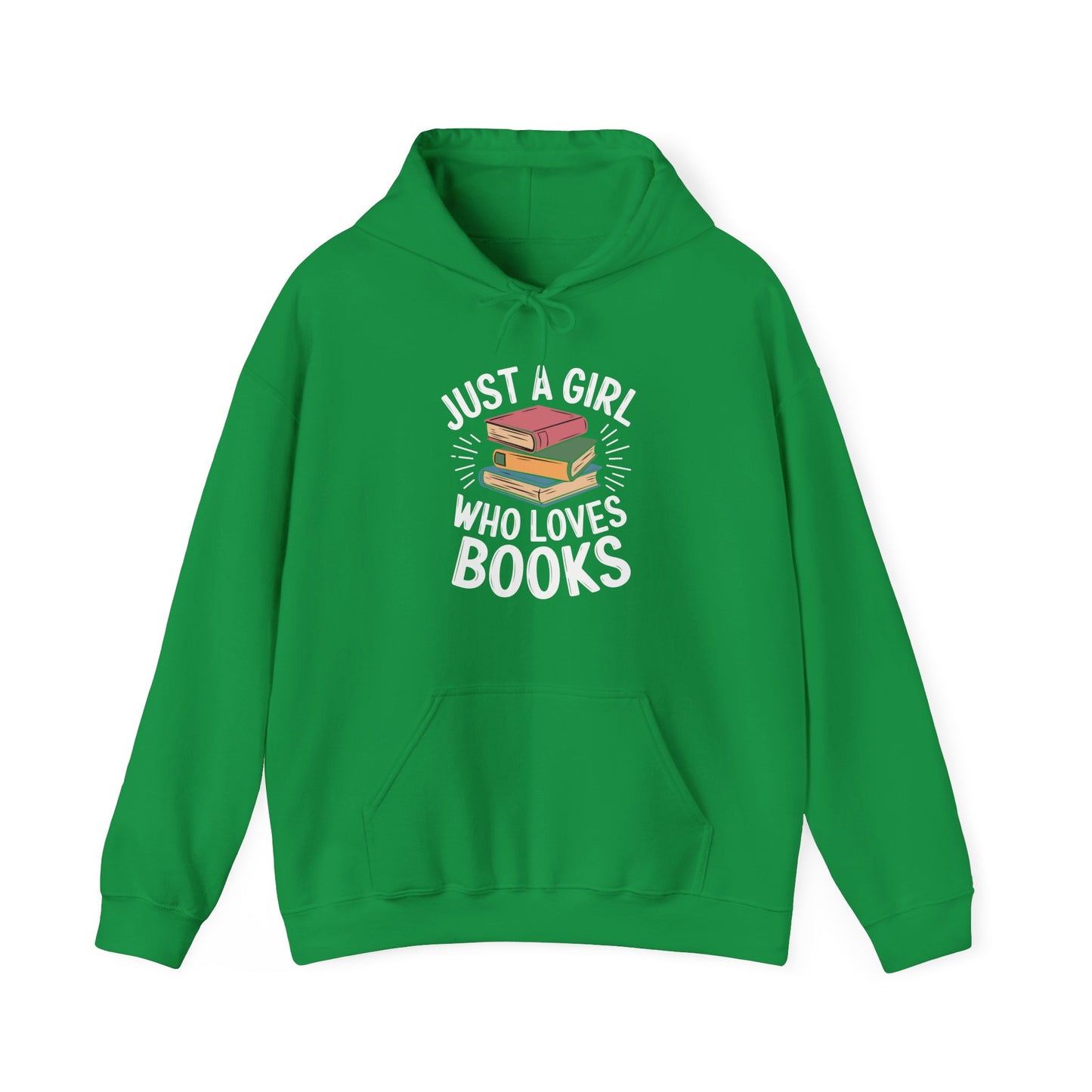 Just a Girl Who Loves Books Unisex Heavy Blend™ Hooded Sweatshirt - sizes S - 5X