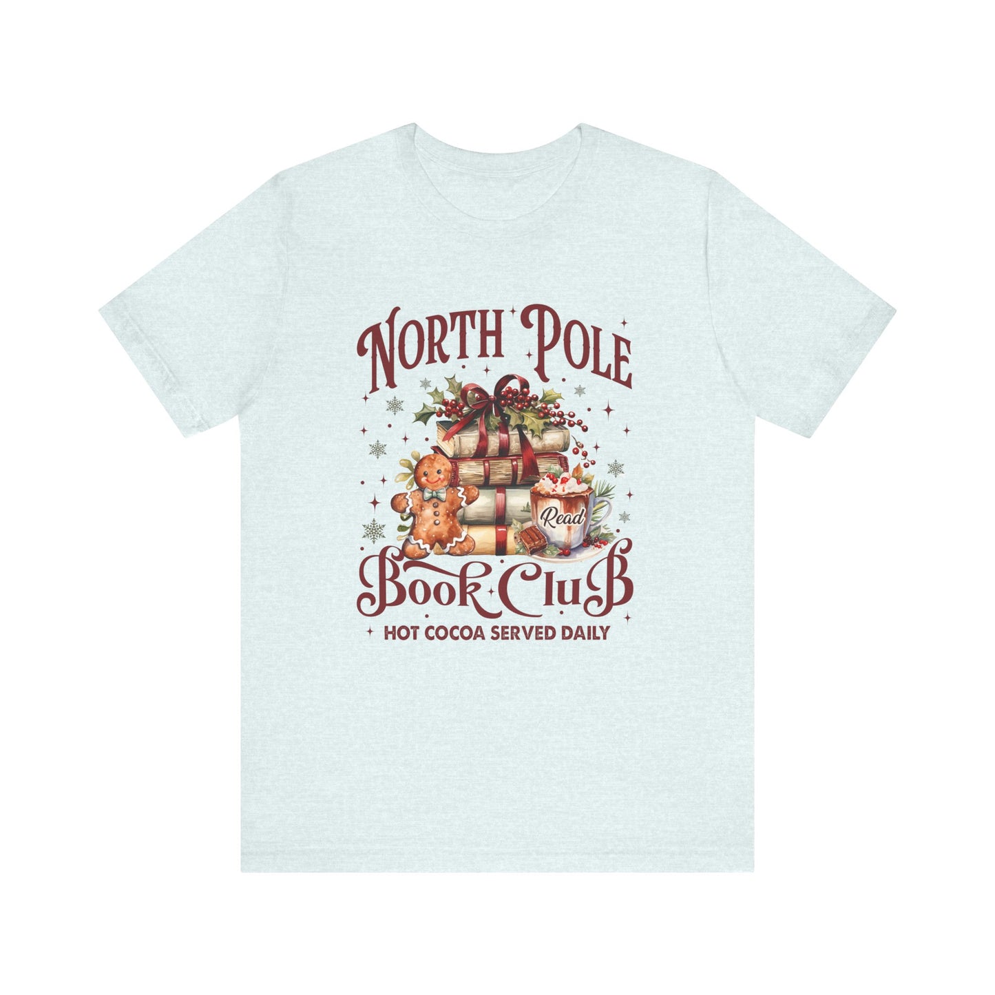 North Pole Book Club Unisex Jersey Short Sleeve Tee - sizes S - 3X