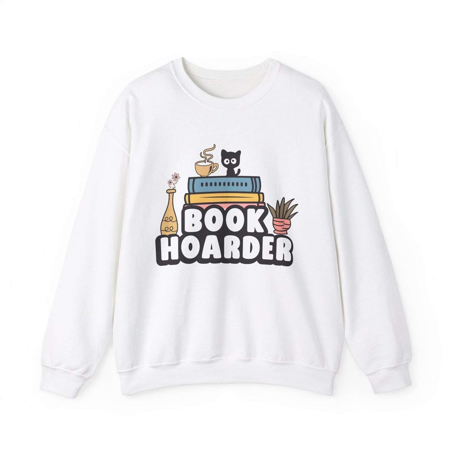 Book Hoarder Unisex Heavy Blend Crewneck Sweatshirt - sizes S-5X