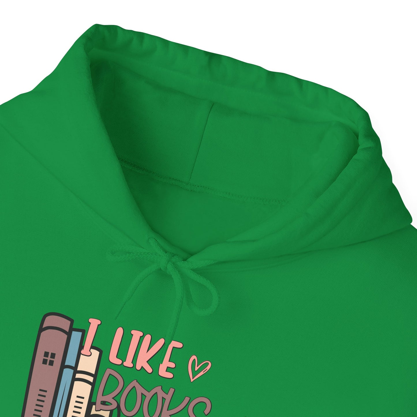 I like books more than people Unisex Heavy Blend™ Hooded Sweatshirt - sizes S - 3X