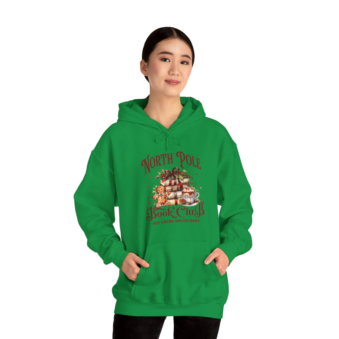 North Pole Book Club Unisex Heavy Blend™ Hooded Sweatshirt -sizes S - 3X