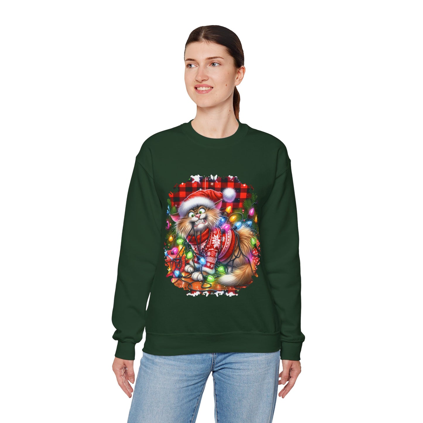 Christmas Cat Unisex Sweatshirt