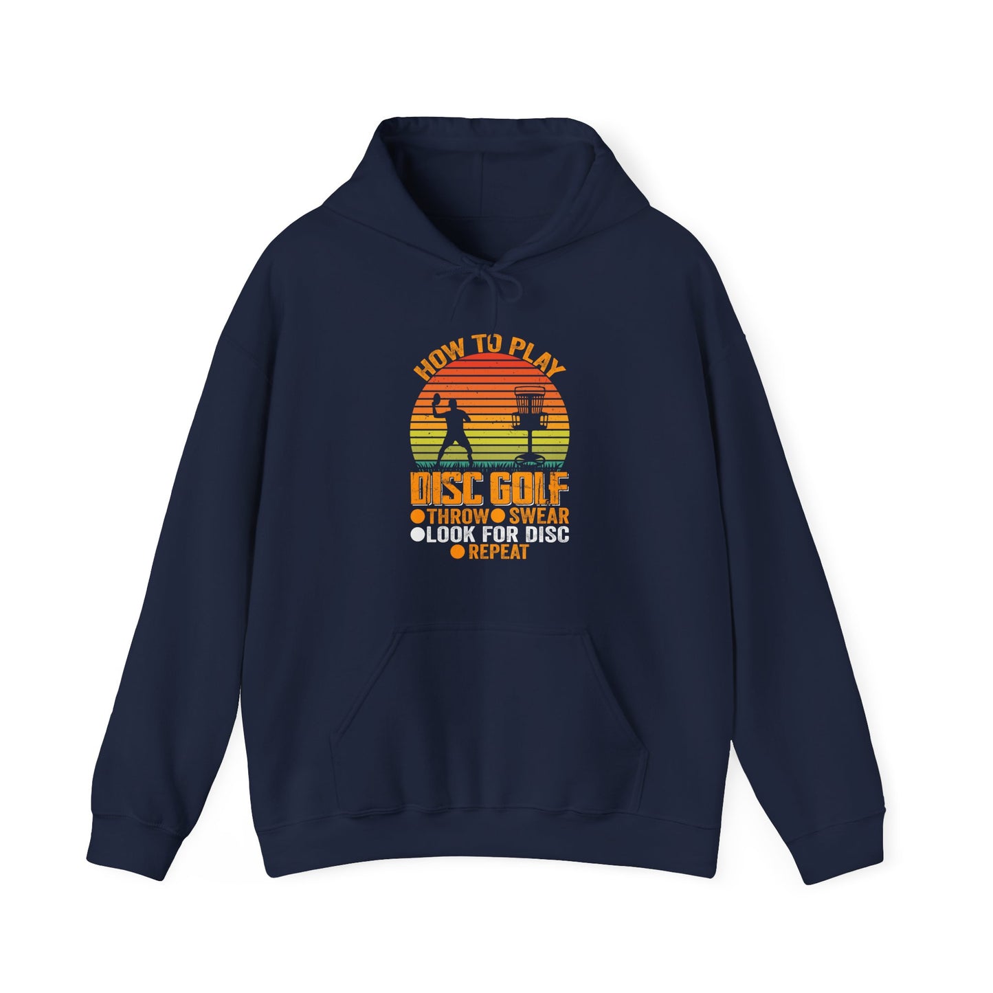 How to Disc Golf Unisex Heavy Blend™ Hooded Sweatshirt - S - 3X