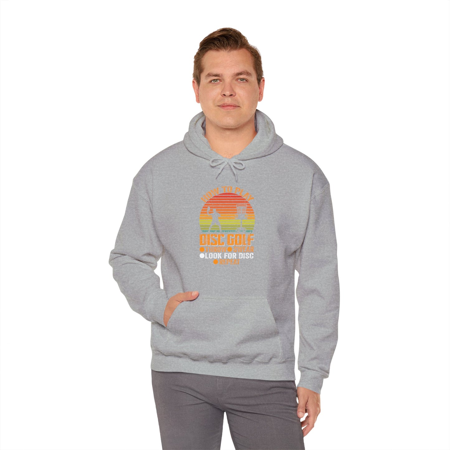 Disc Golfer Unisex Heavy Blend Hoodie - Size S - 5X