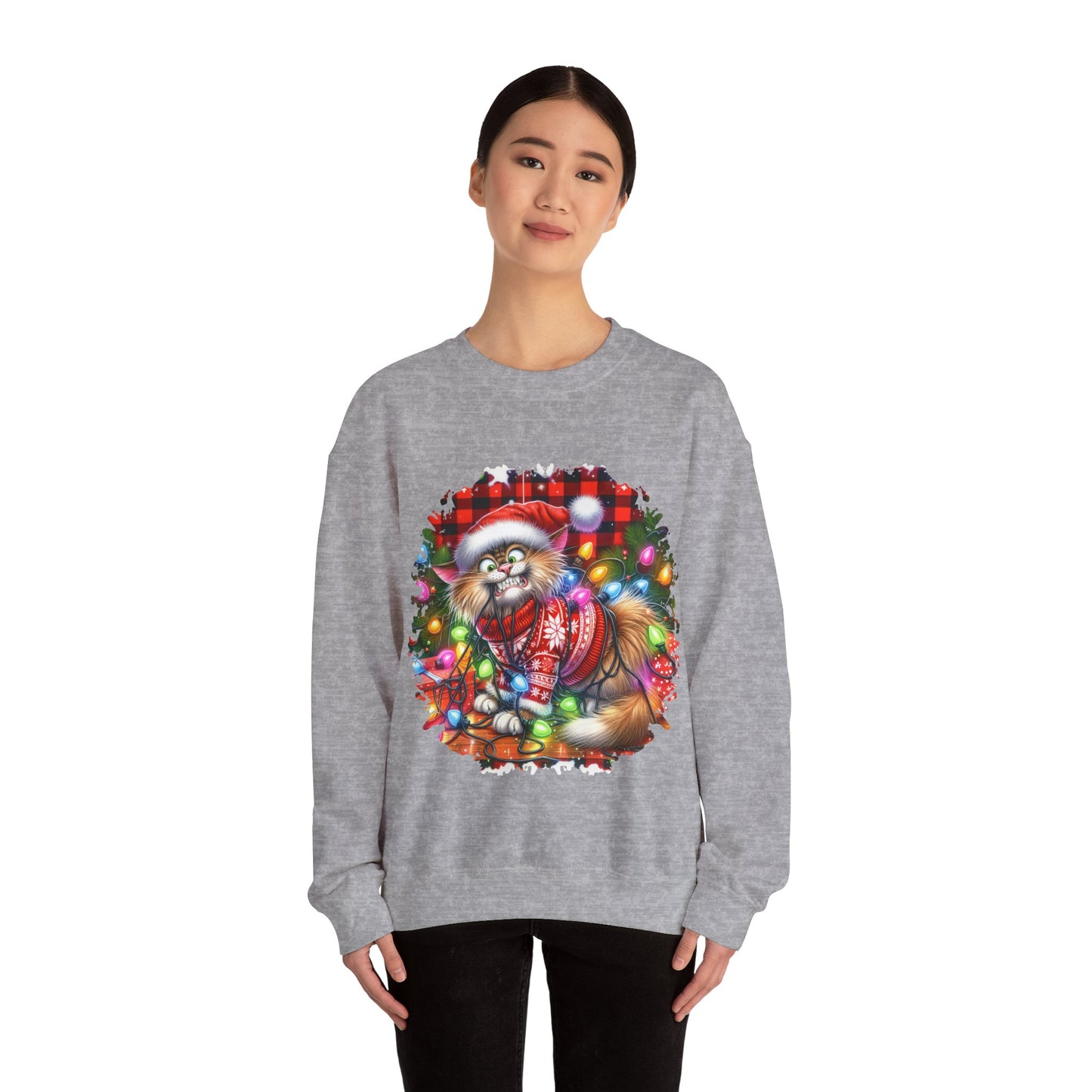 Christmas Cat Unisex Sweatshirt