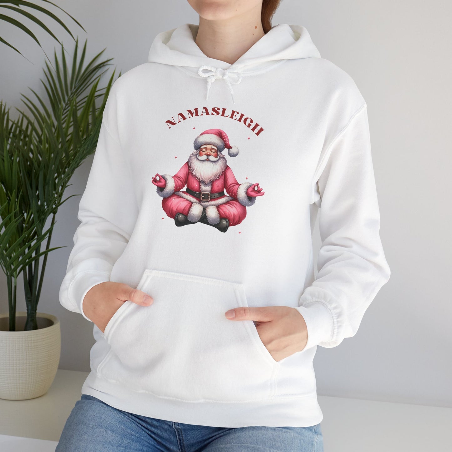 Namasleigh Santa Unisex Heavy Blend Hooded Sweatshirt - sizes S - 5X