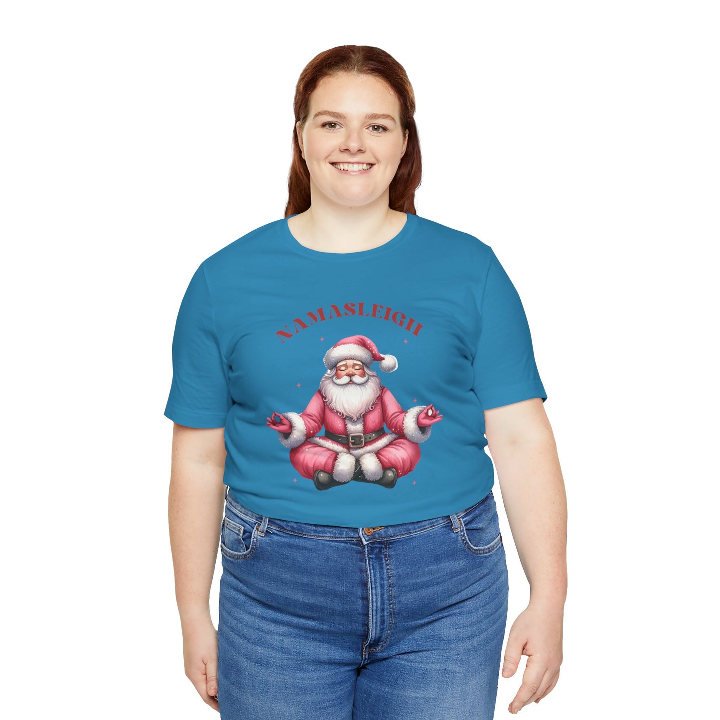 Namasleigh Santa  Unisex Jersey Short Sleeve Tee - size S - 3X