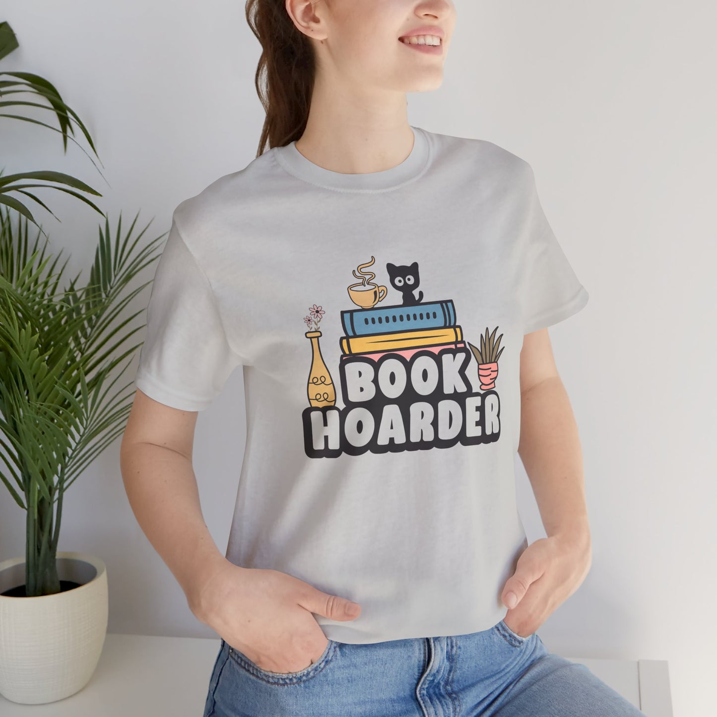 Book Hoarder Unisex Short Sleeve Tee - Sizes S - 3X