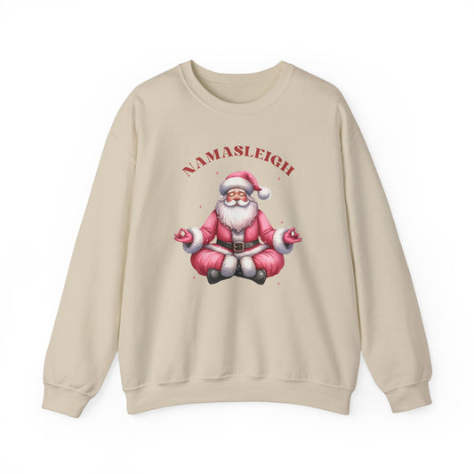 Santa Namasleigh Unisex Heavy Blend™ Crewneck Sweatshirt - size S - 3X