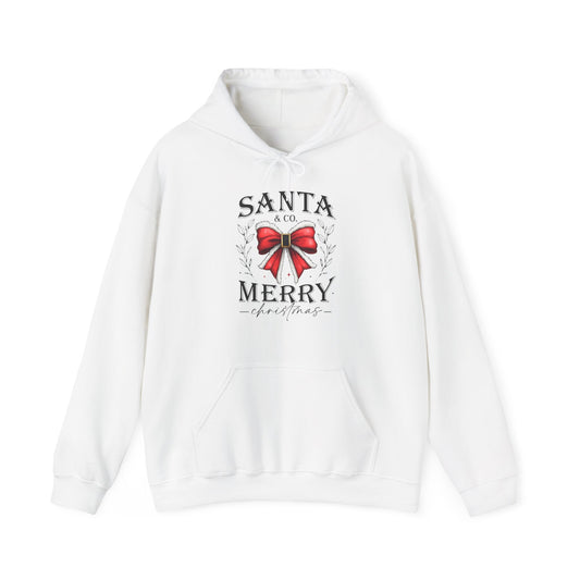 Santa and Co Merrey Christmas bow Unisex Heavy Blend™ Hooded Sweatshirt - sizes S - 5X