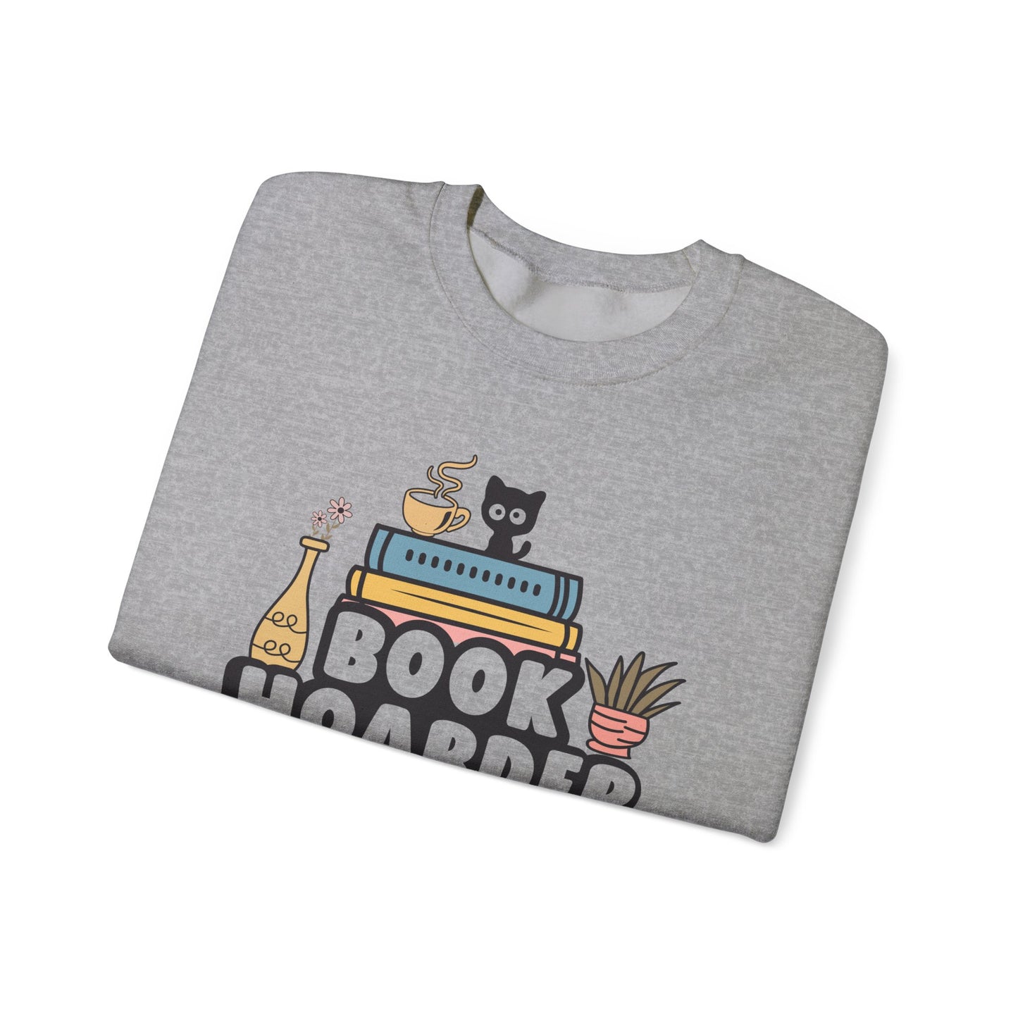 Book Hoarder Unisex Heavy Blend Sweatshirt - size S - 3X