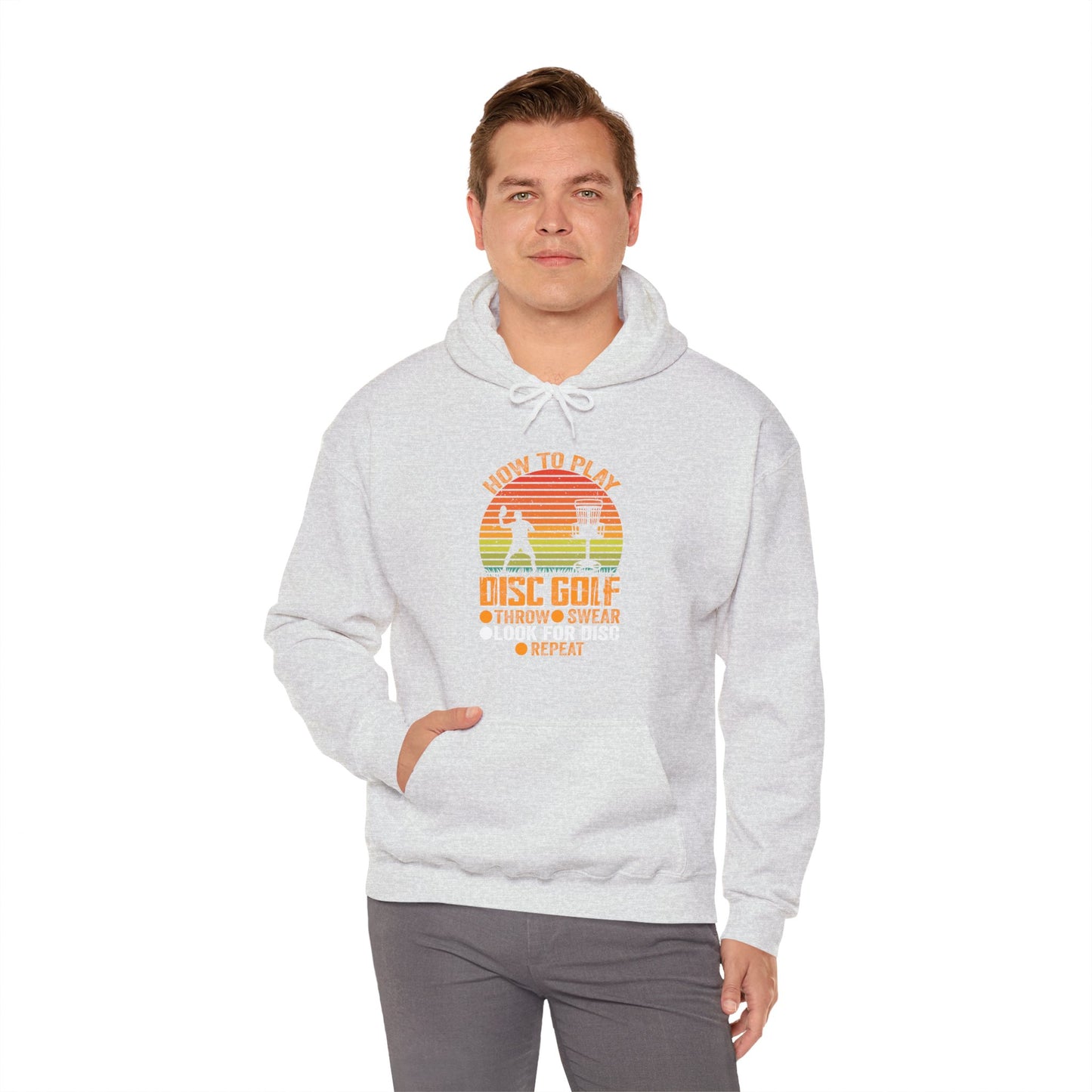 How to Disc Golf Unisex Heavy Blend™ Hooded Sweatshirt - S - 3X