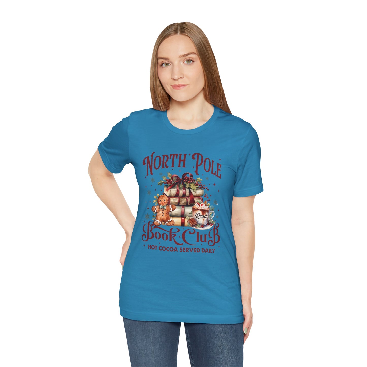 North Pole Book Club Unisex Jersey Short Sleeve Tee - sizes S - 3X