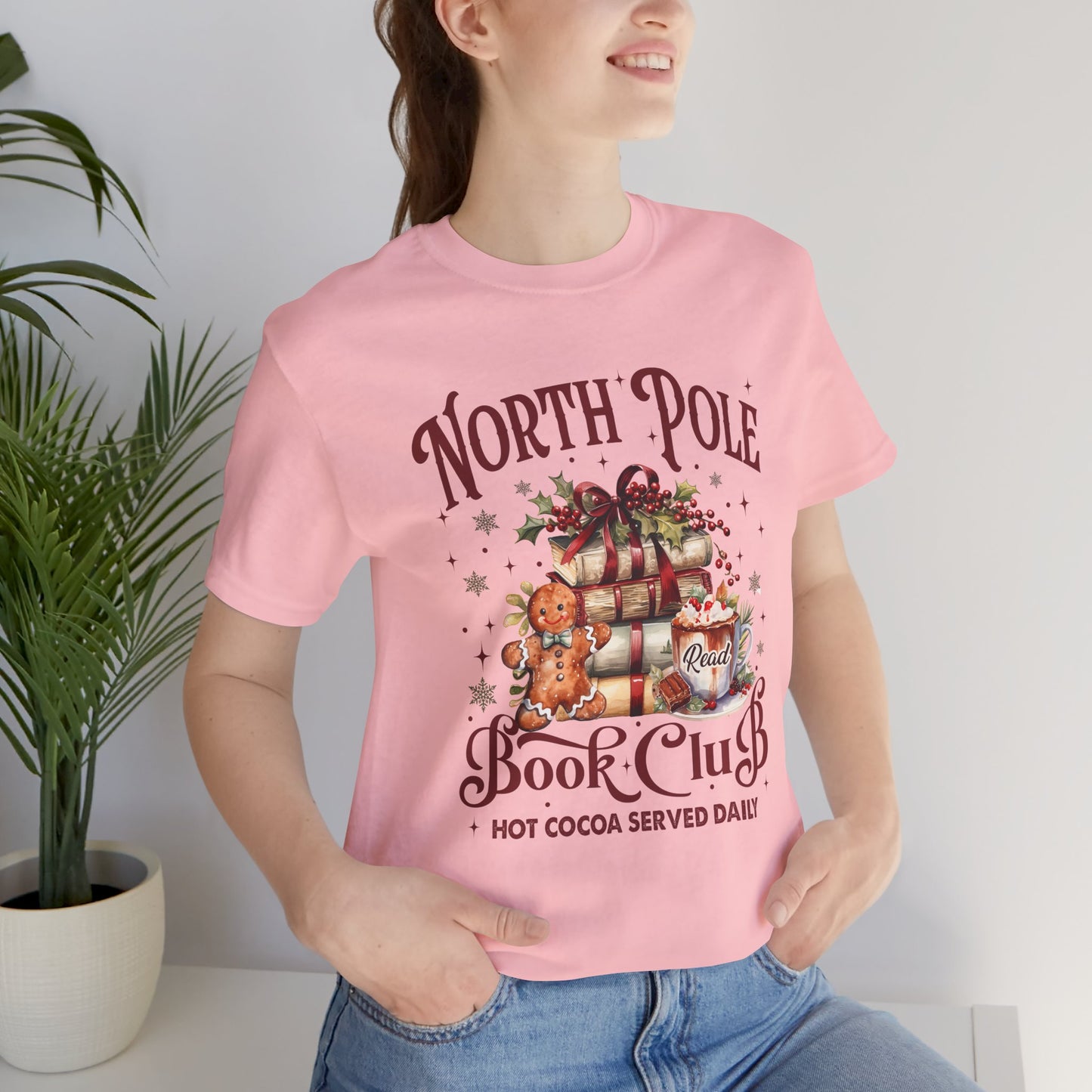 North Pole Book Club Unisex Jersey Short Sleeve Tee - sizes S - 3X