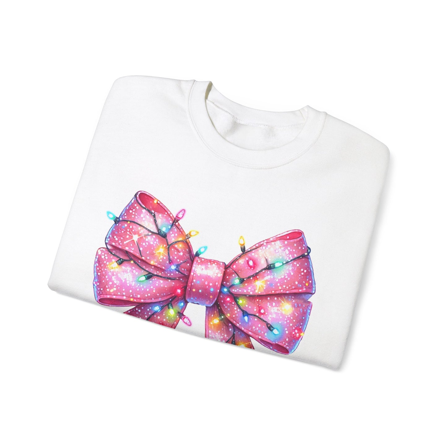 Christmas Bow Unisex Heavy Blend Crewneck Sweatshirt - sizes S - 5X