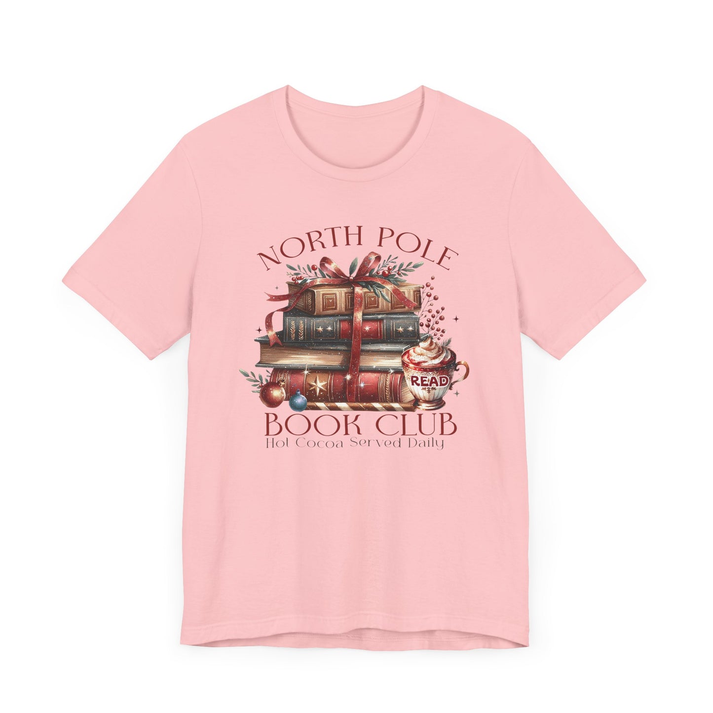 North Pole Book Club Unisex Jersey T-shirt - sizes S - 3X