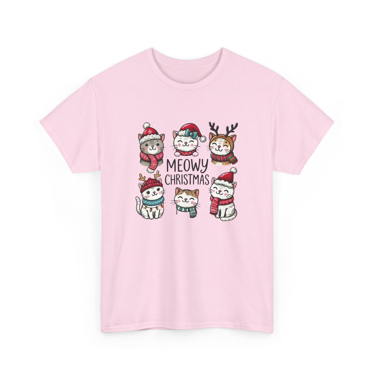 Meowy Christmas Unisex T-shirt - sizes S - 5X