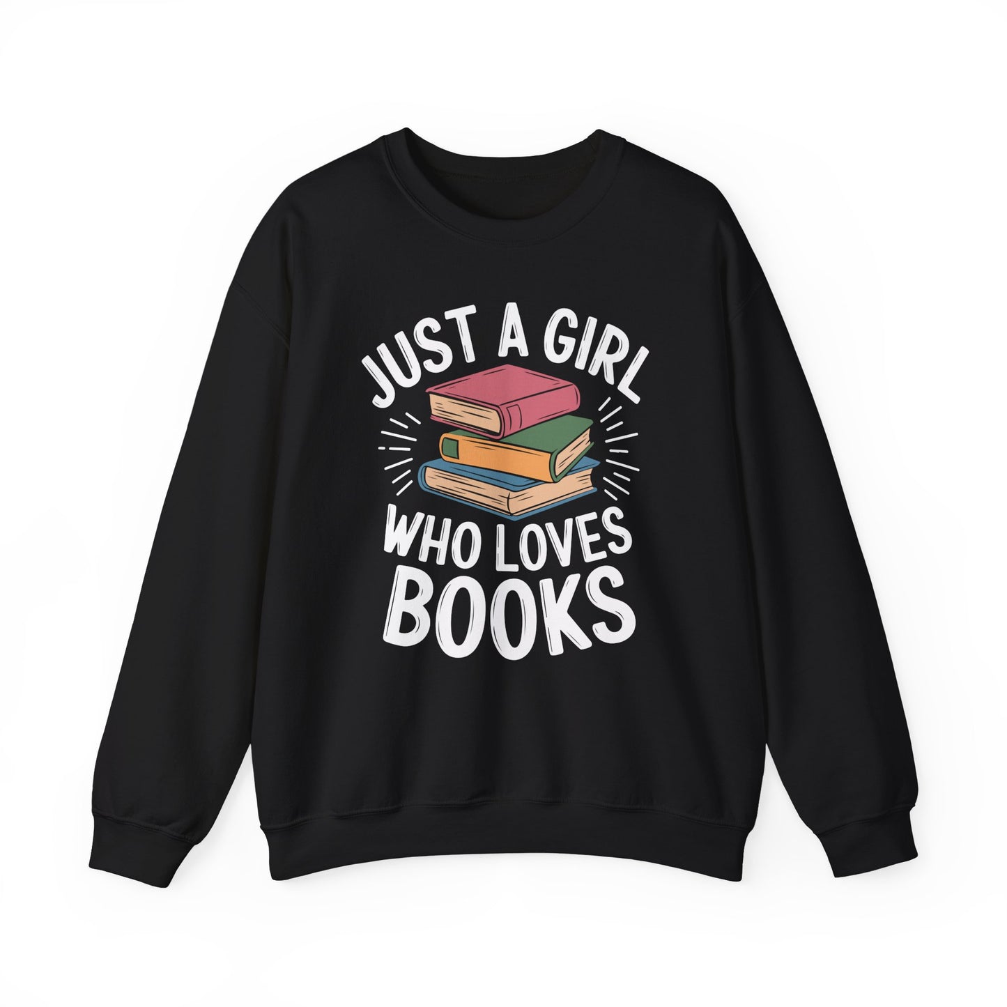 Just a Girl Who Loves Unisex Heavy Blend™ Crewneck Sweatshirt - S - 5X