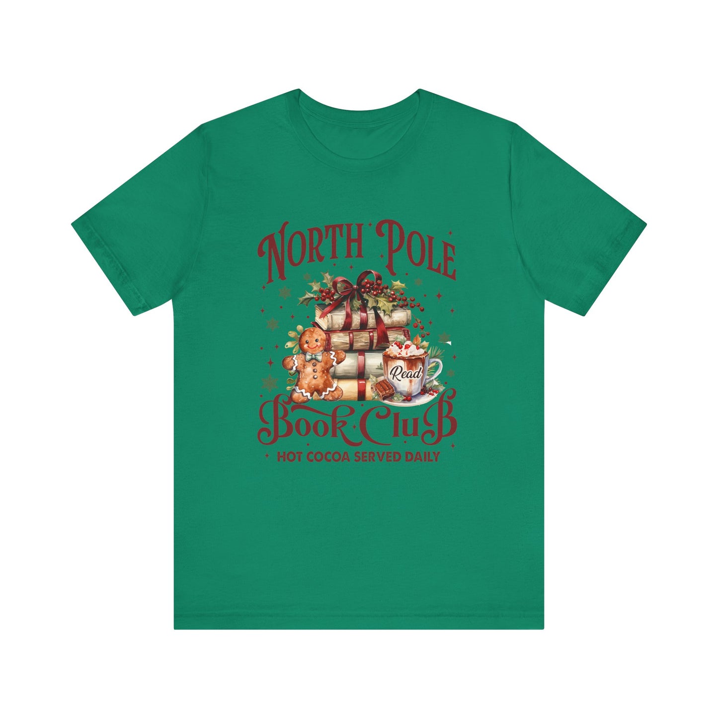 North Pole Book Club Unisex Jersey Short Sleeve Tee - sizes S - 3X