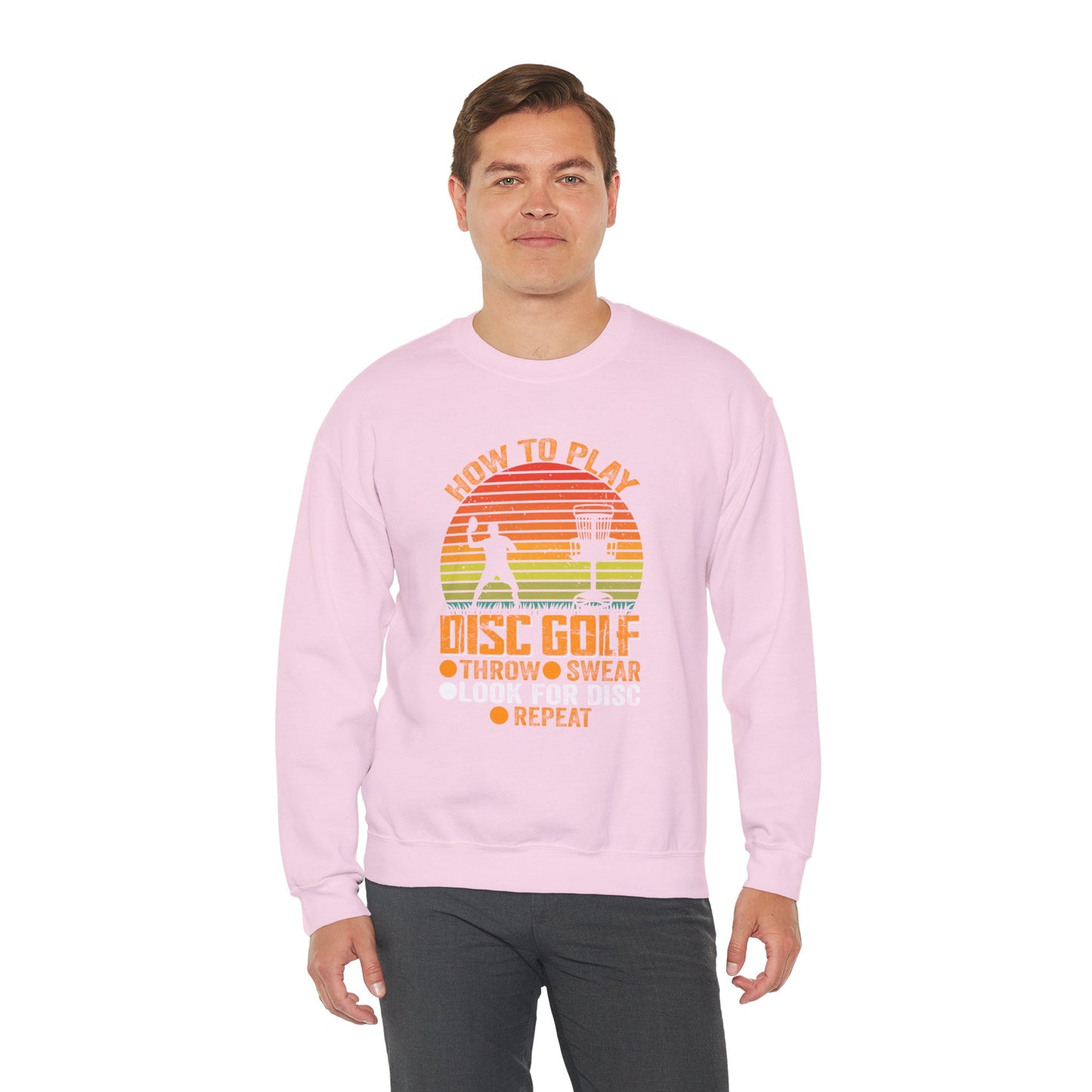 How to Disc Golf Unisex Heavy Blend™ Crewneck Sweatshirt - size S - 5X