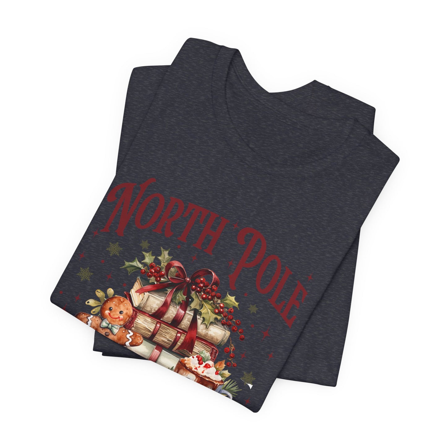 North Pole Book Club Unisex Jersey Short Sleeve Tee - sizes S - 3X