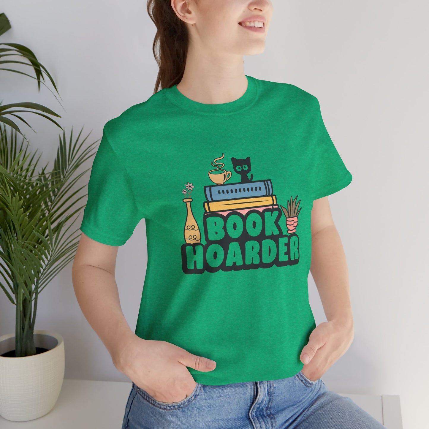 Book Hoarder Unisex Short Sleeve Tee - Sizes S - 3X