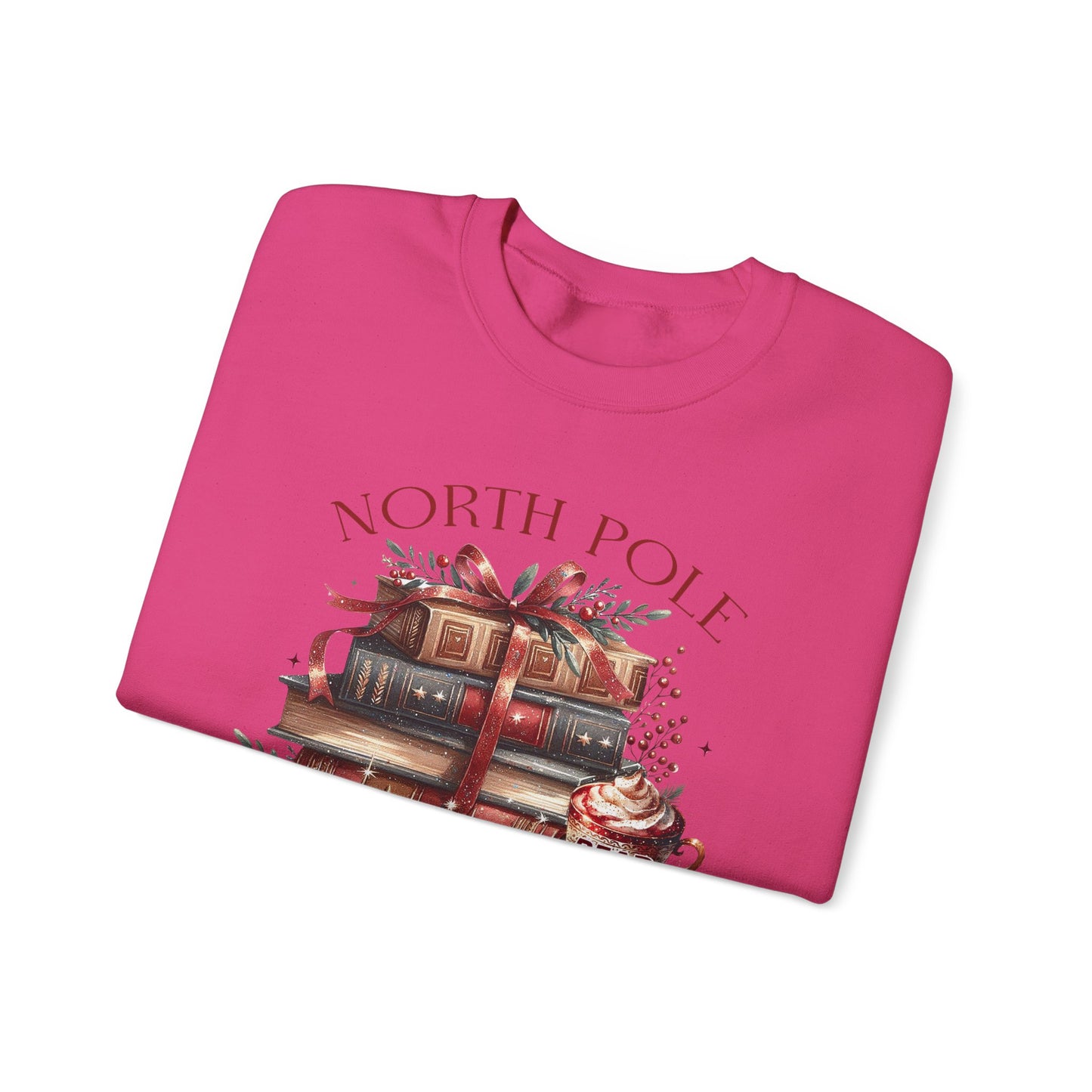 North Pole Book Club Unisex Heavy Blend™ Crewneck Sweatshirt - sizes S - 3X