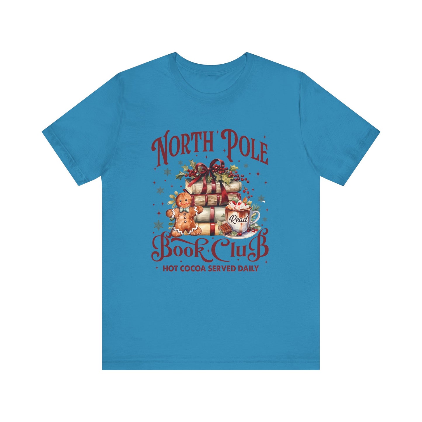 North Pole Book Club Unisex Jersey Short Sleeve Tee - sizes S - 3X