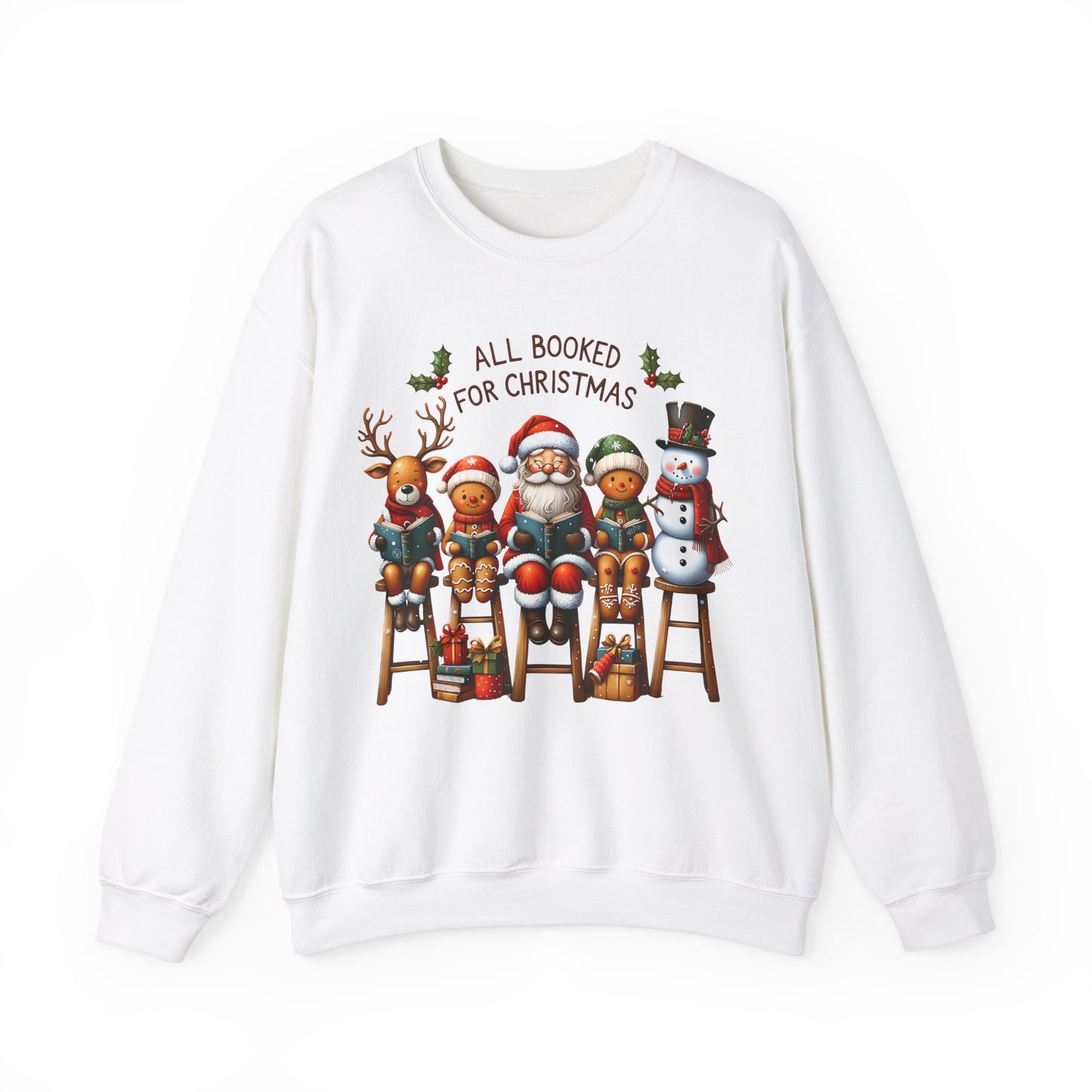 Christmas Characters Unisex Heavy Blend Crewneck Sweatshirt