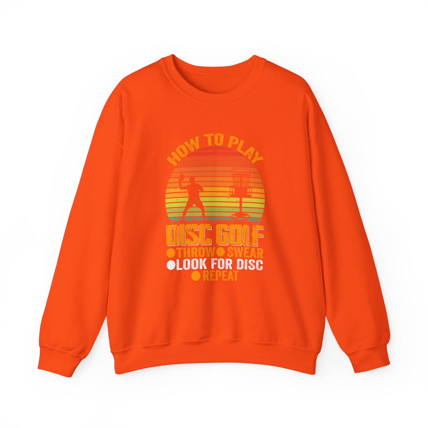 How to Disc Golf Unisex Heavy Blend™ Crewneck Sweatshirt - size S - 5X