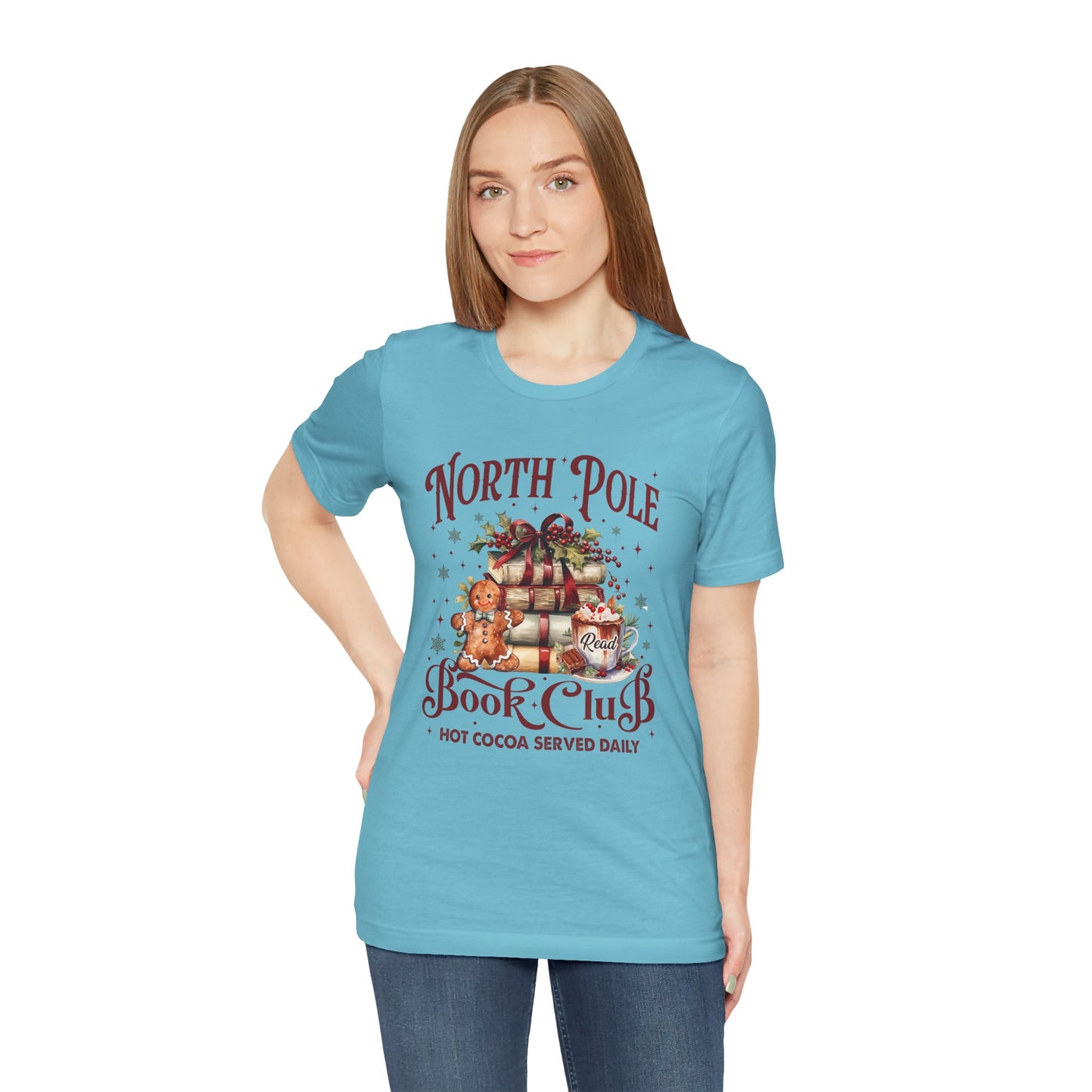 North Pole Book Club Unisex Jersey Short Sleeve Tee - sizes S - 3X