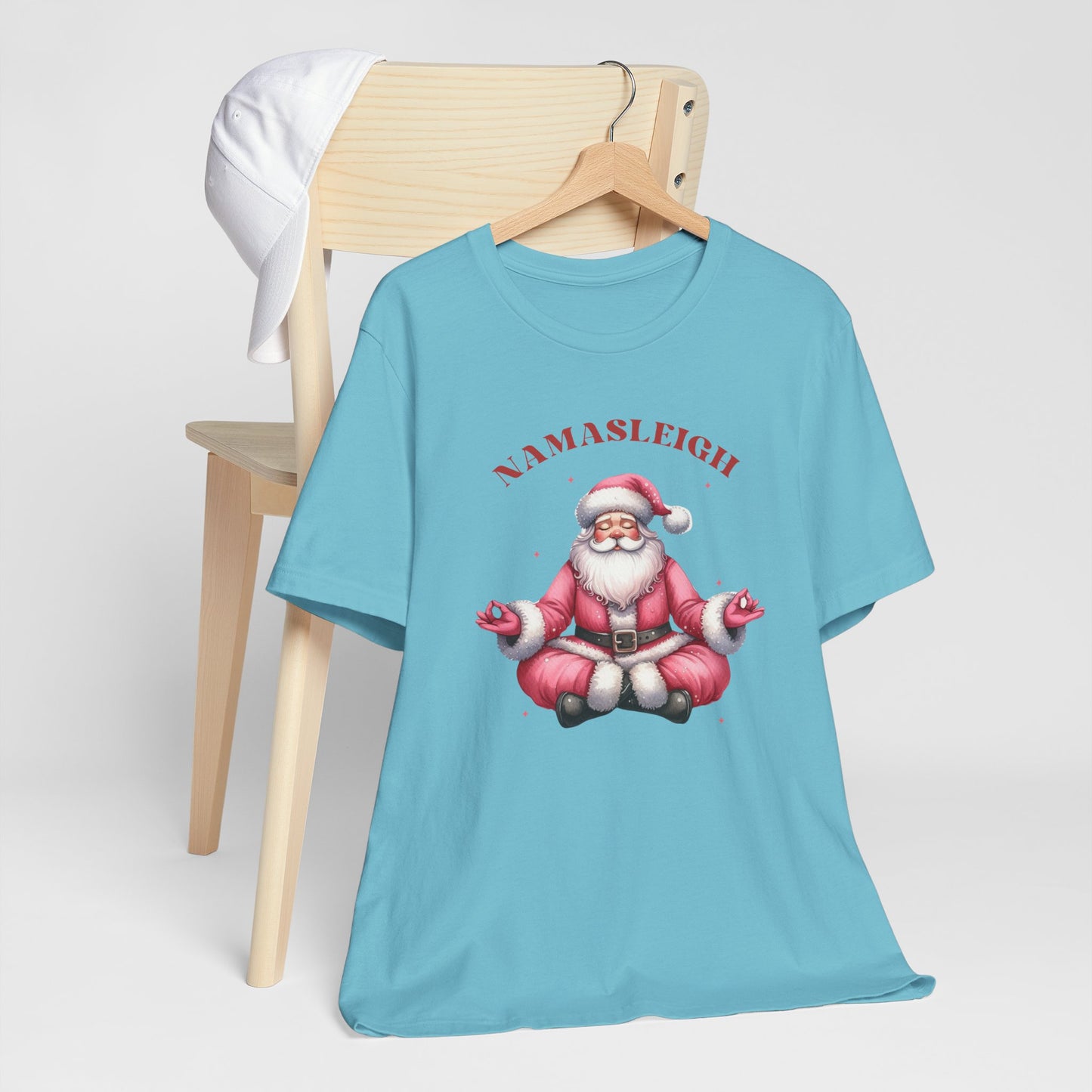 Namasleigh Santa  Unisex Jersey Short Sleeve Tee - size S - 3X