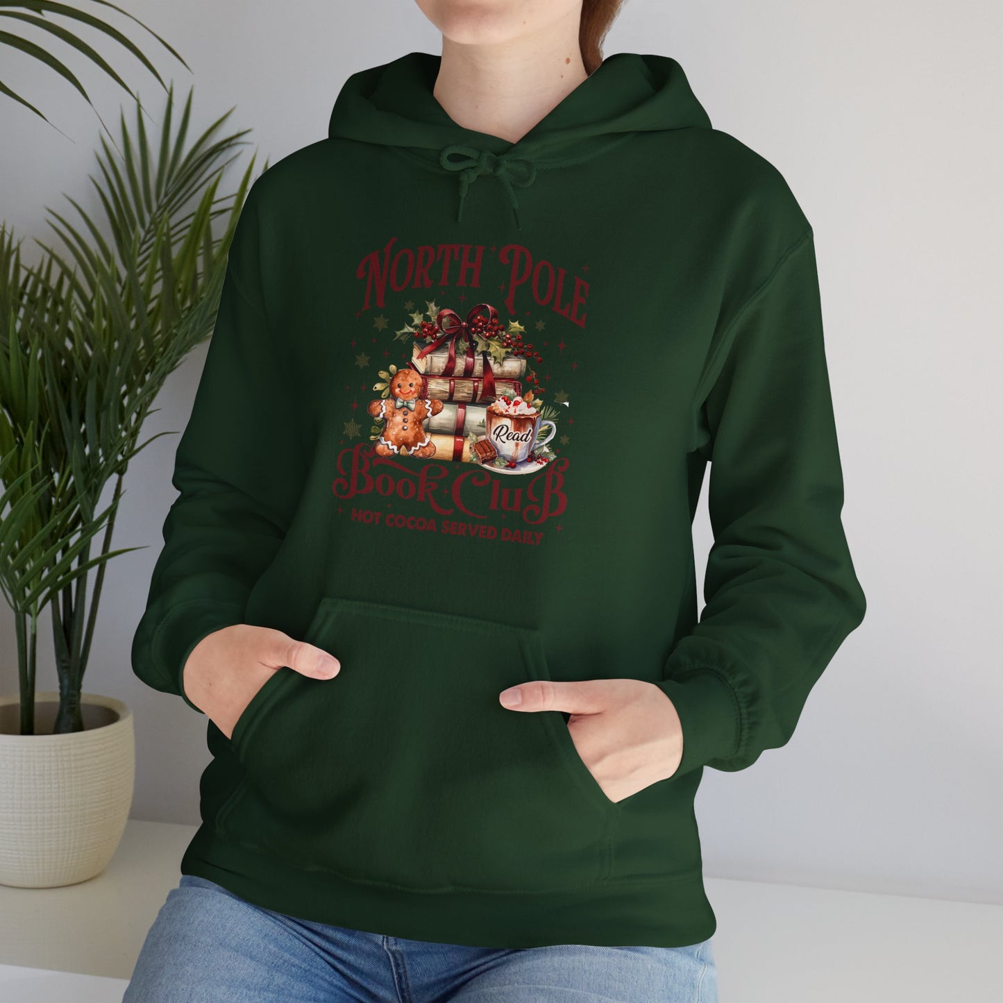 North Pole Book Club Unisex Heavy Blend™ Hooded Sweatshirt -sizes S - 3X