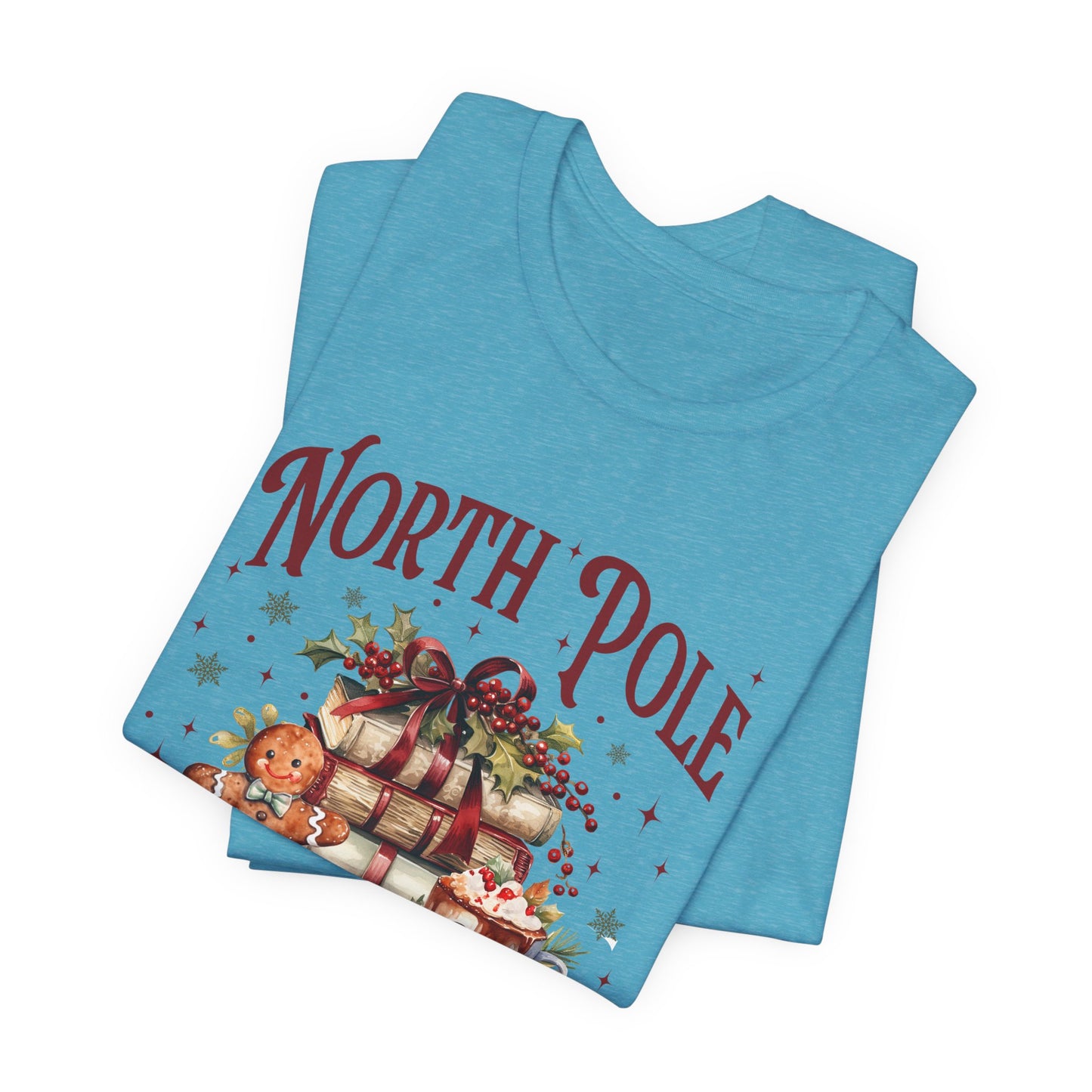 North Pole Book Club Unisex Jersey Short Sleeve Tee - sizes S - 3X