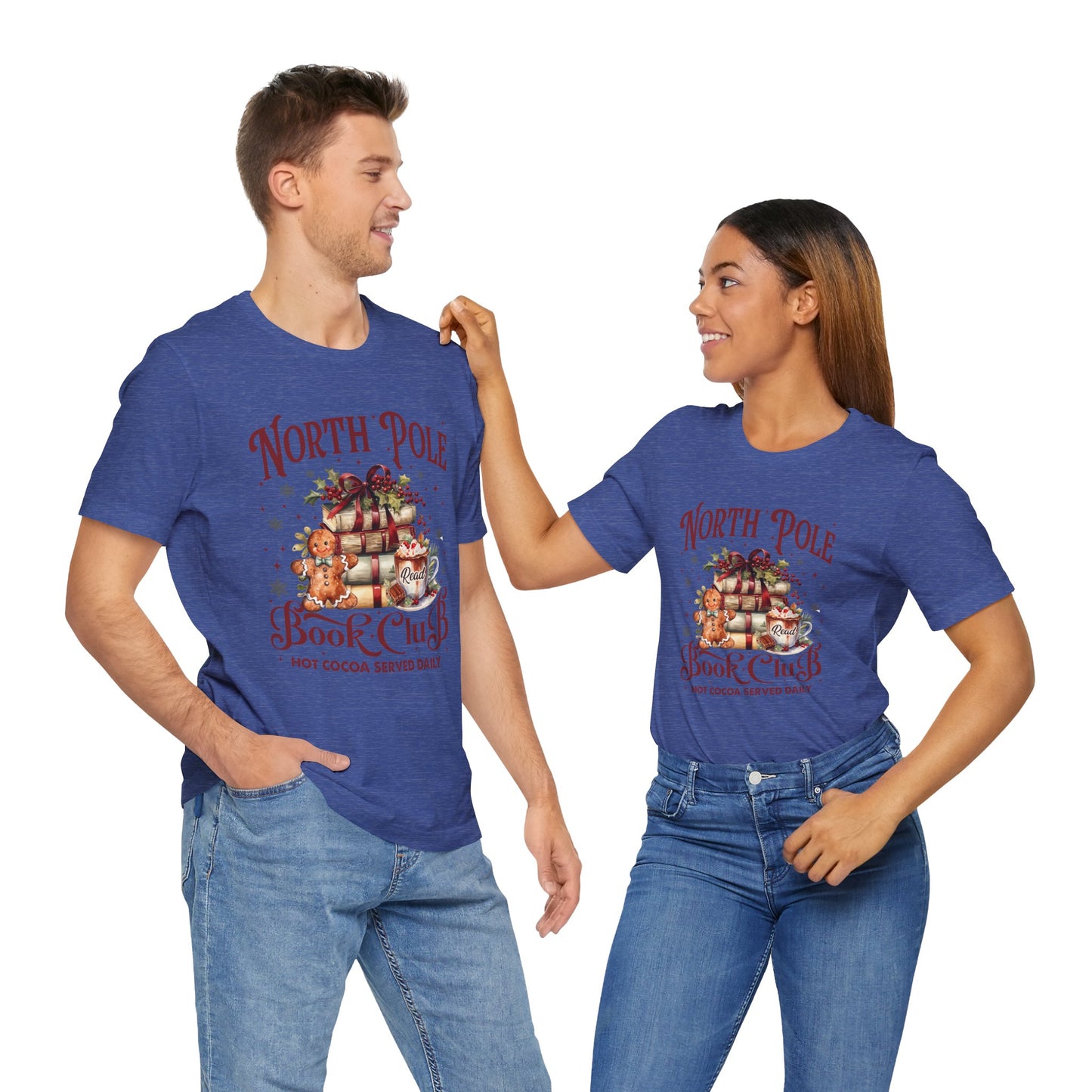 North Pole Book Club Unisex Jersey Short Sleeve Tee - sizes S - 3X