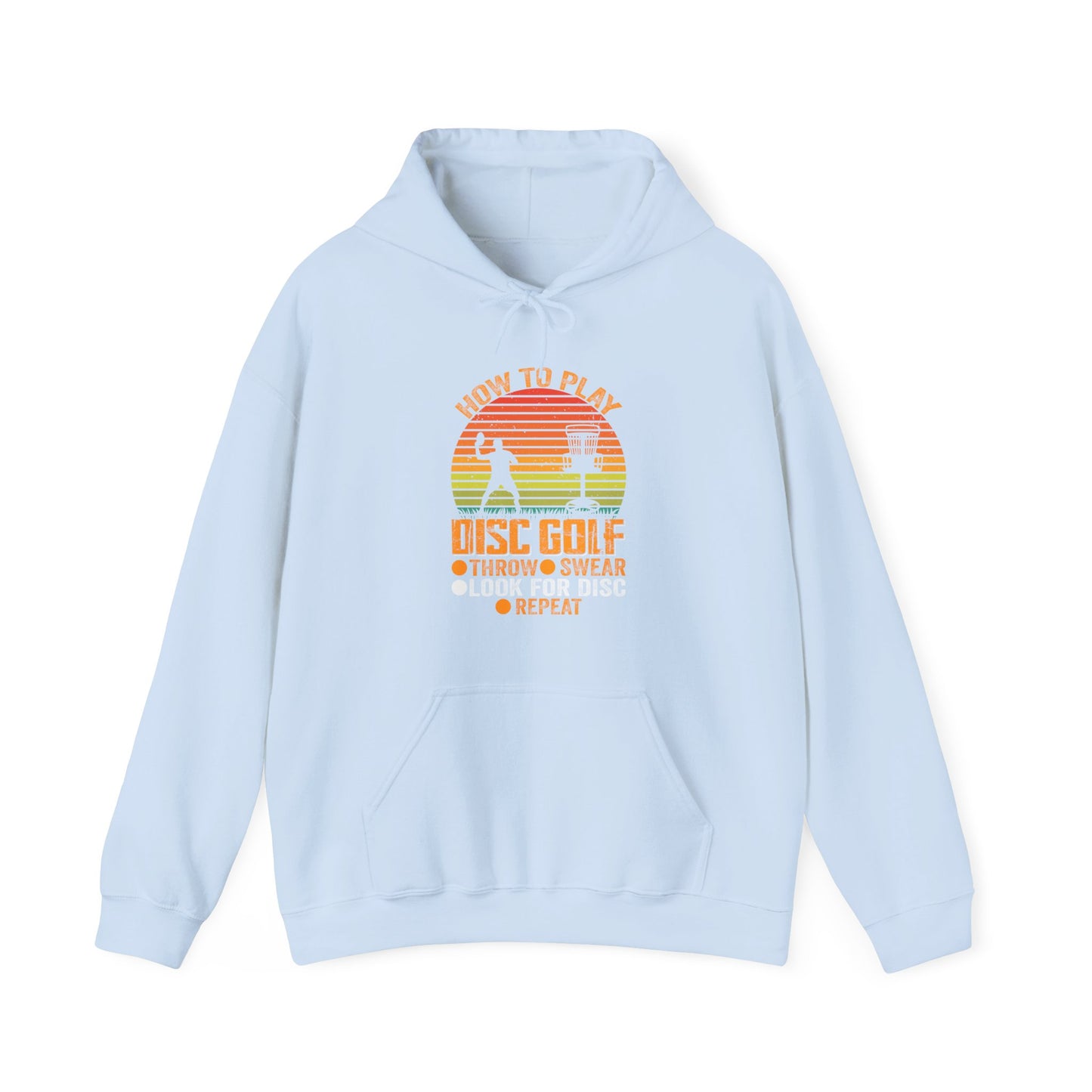 How to Disc Golf Unisex Heavy Blend™ Hooded Sweatshirt - S - 3X