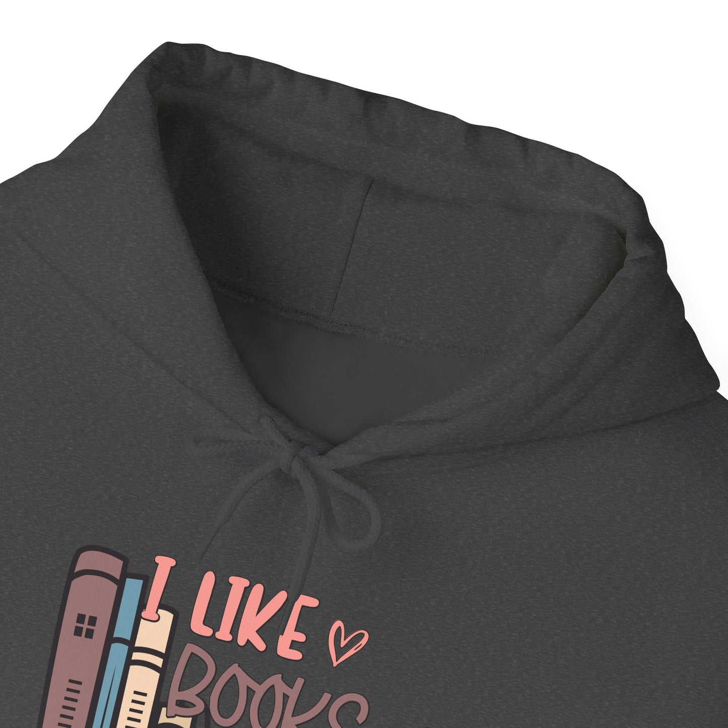 I like books more than people Unisex Heavy Blend™ Hooded Sweatshirt - sizes S - 3X